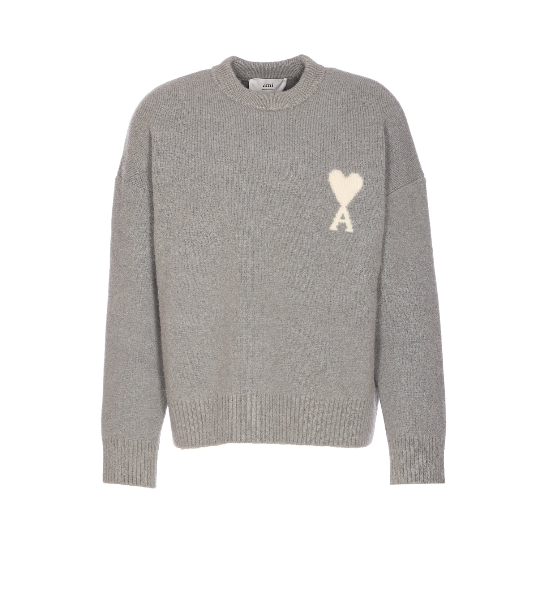 Ami Alexandre Matiussi Sweaters Grey Alpaca