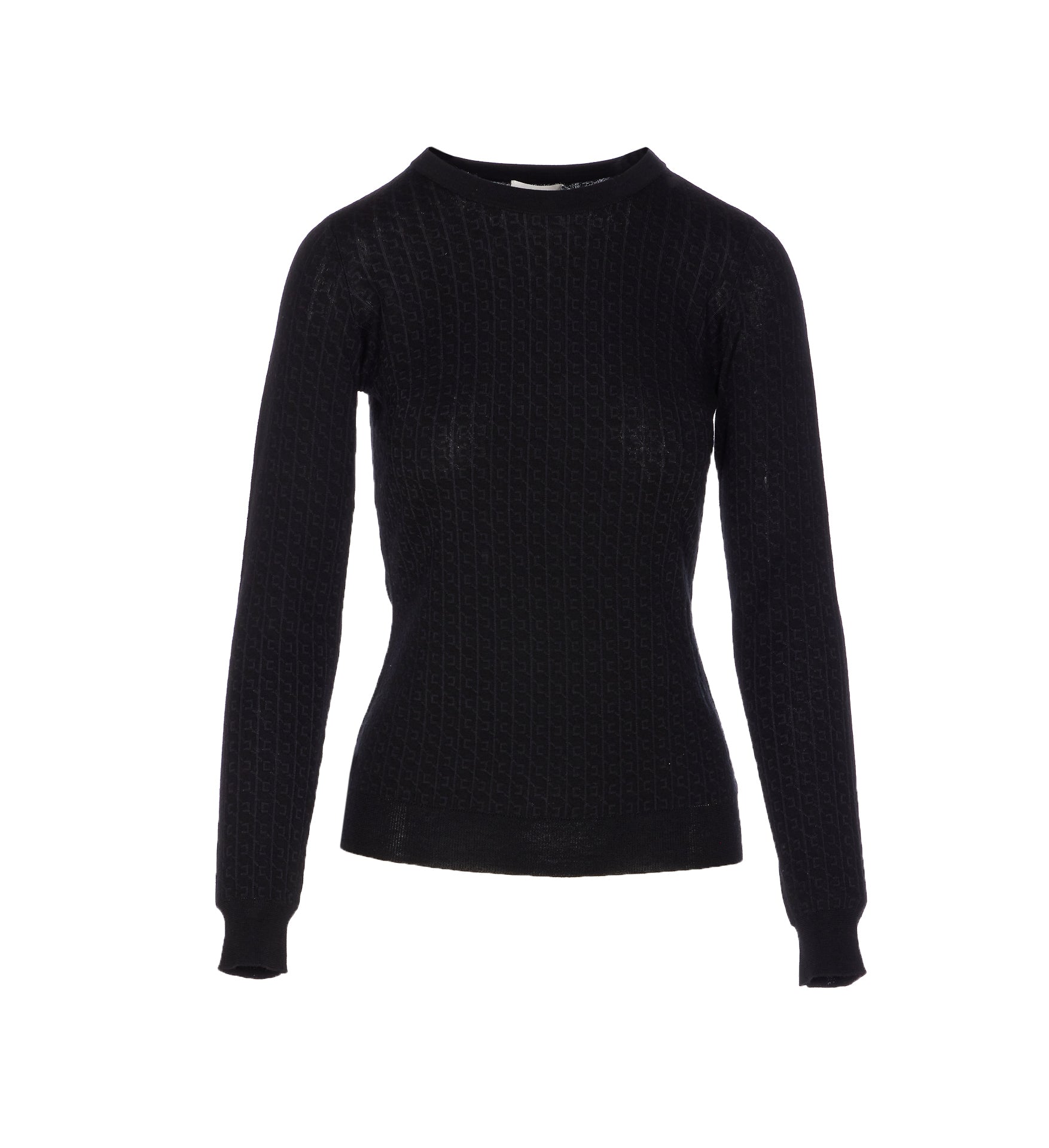 Elisabetta Franchi Sweaters Black Viscose