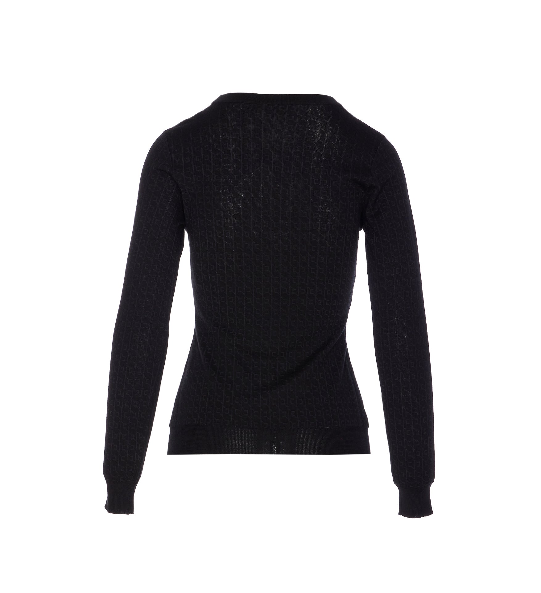 Elisabetta Franchi Sweaters Black Viscose