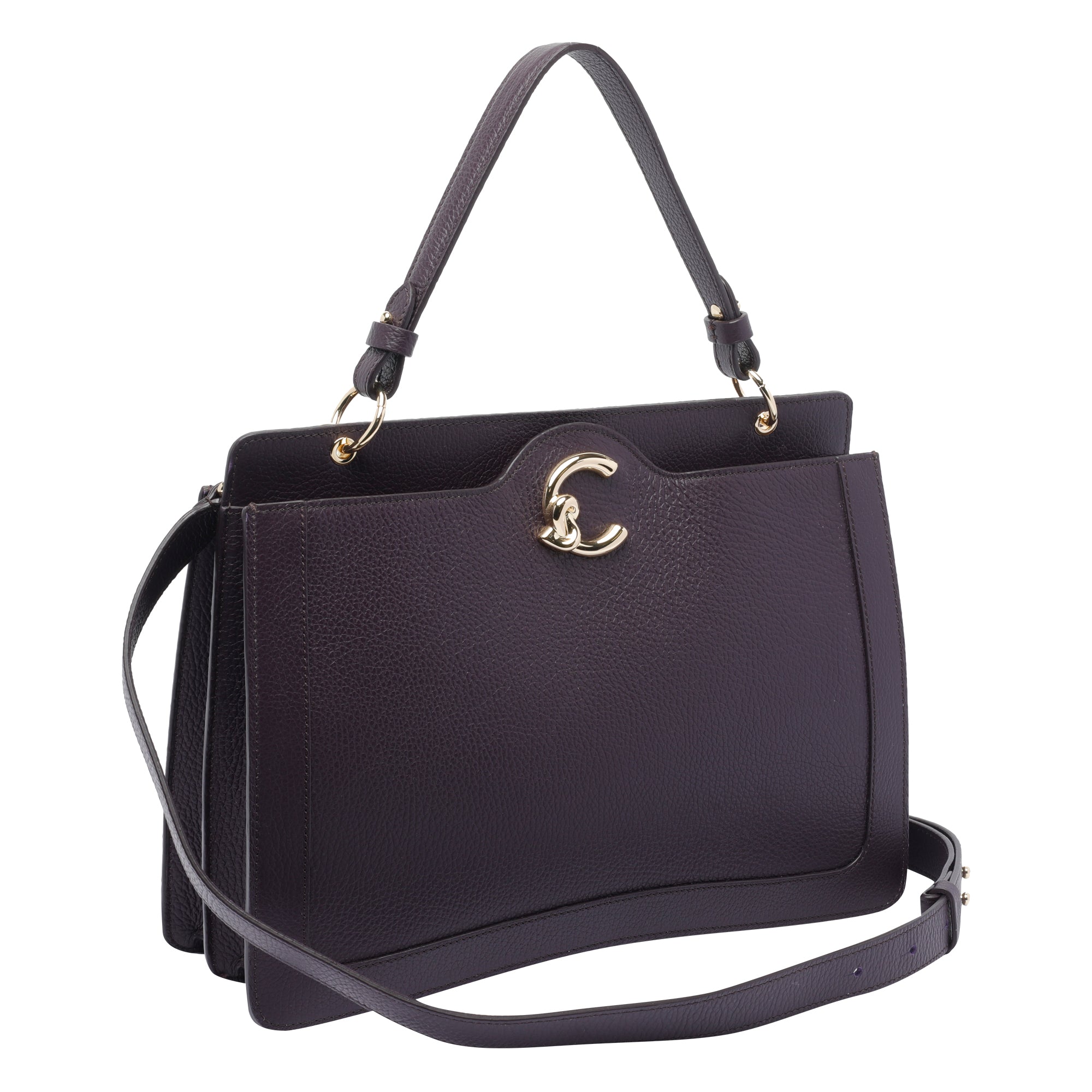 Coccinelle Bags Purple Calf Leather