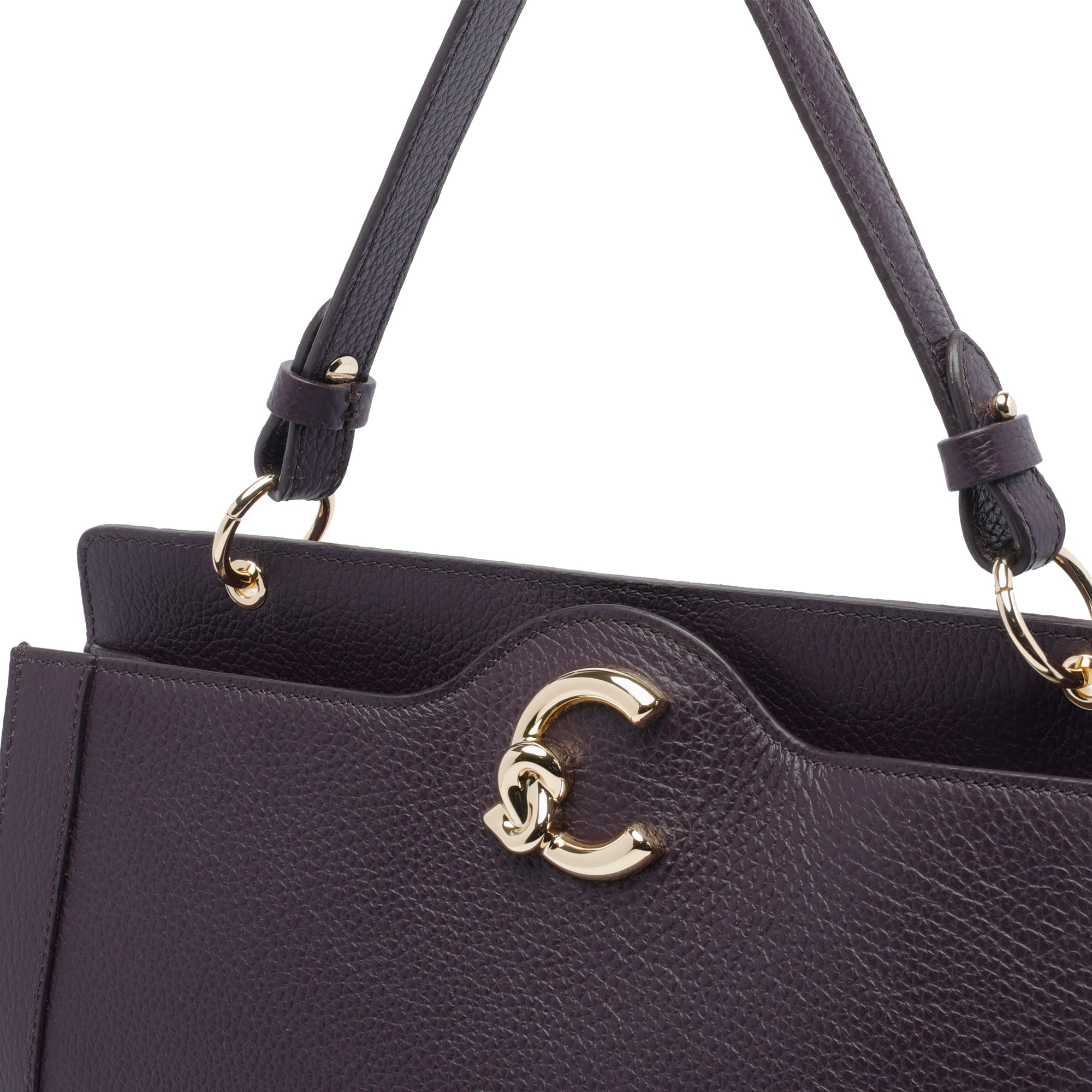 Coccinelle Bags Purple Calf Leather