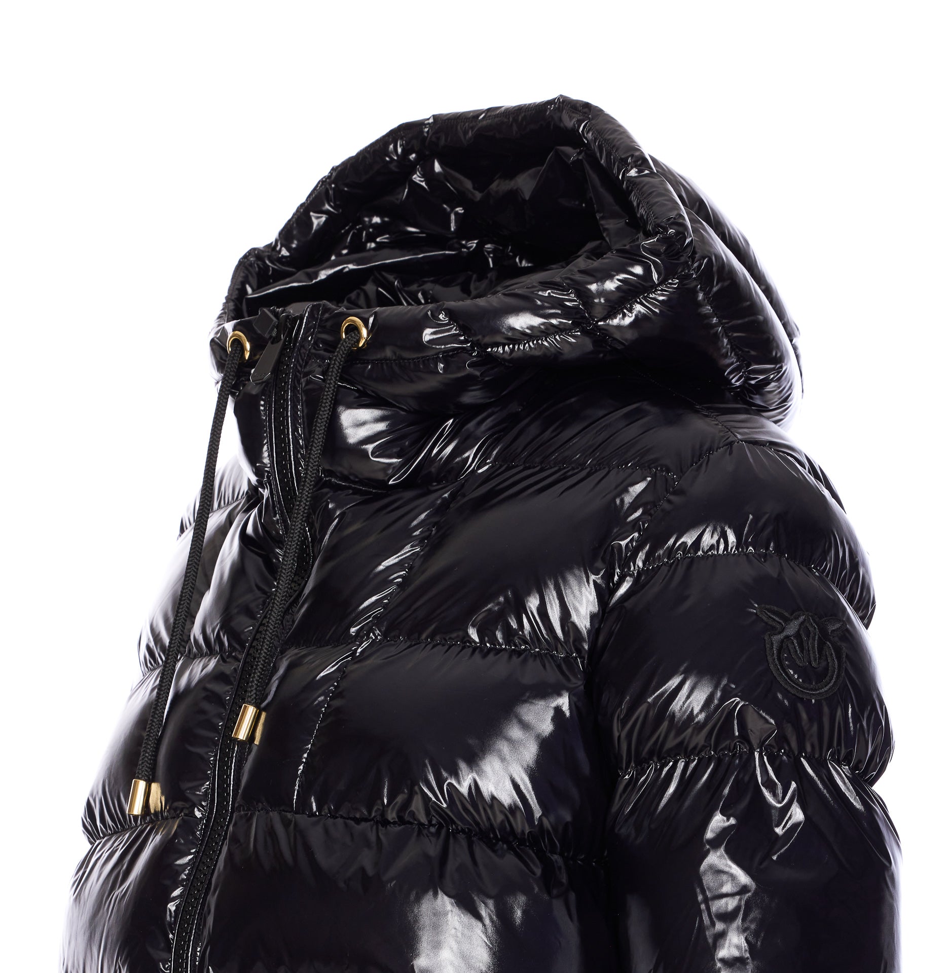 Pinko Coats Black Nylon