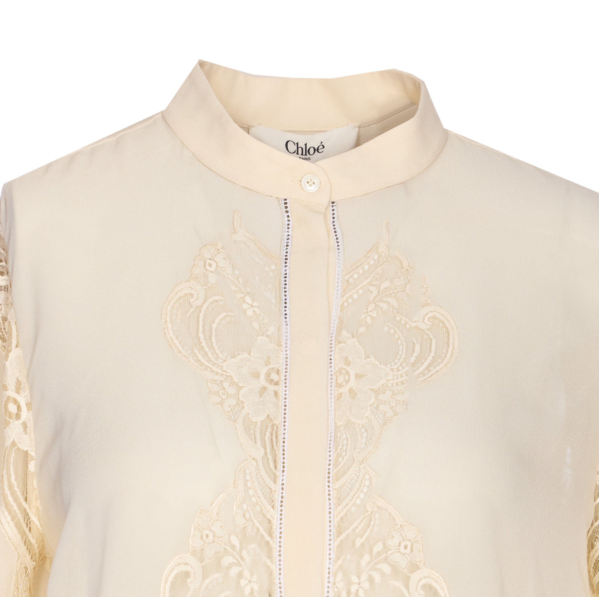 Chloè Sweaters White Silk