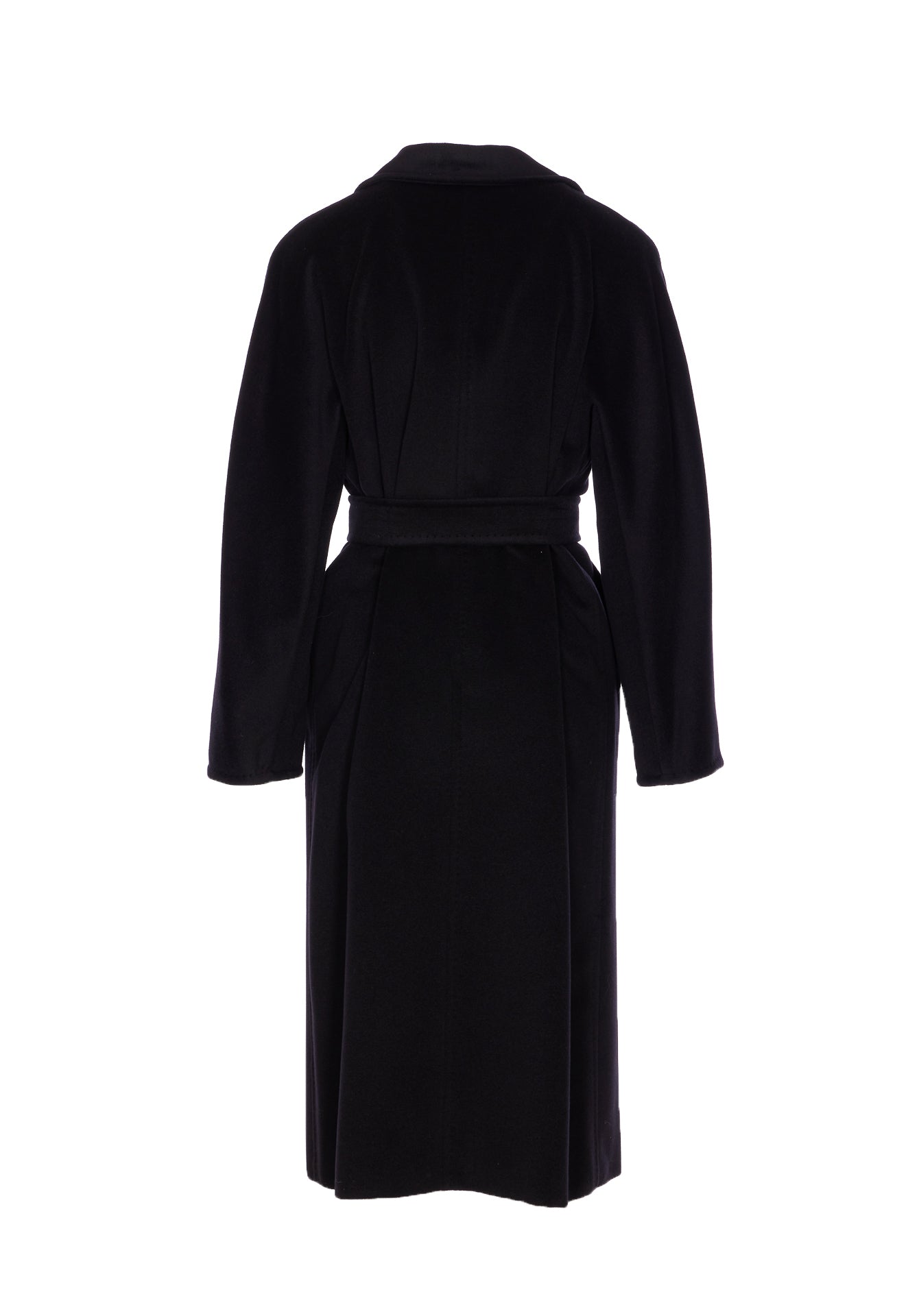 Max Mara Coats Black Virgin Wool