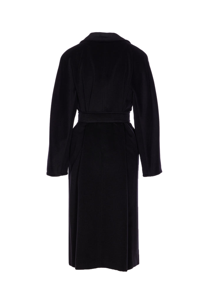 Max Mara Coats Black Virgin Wool