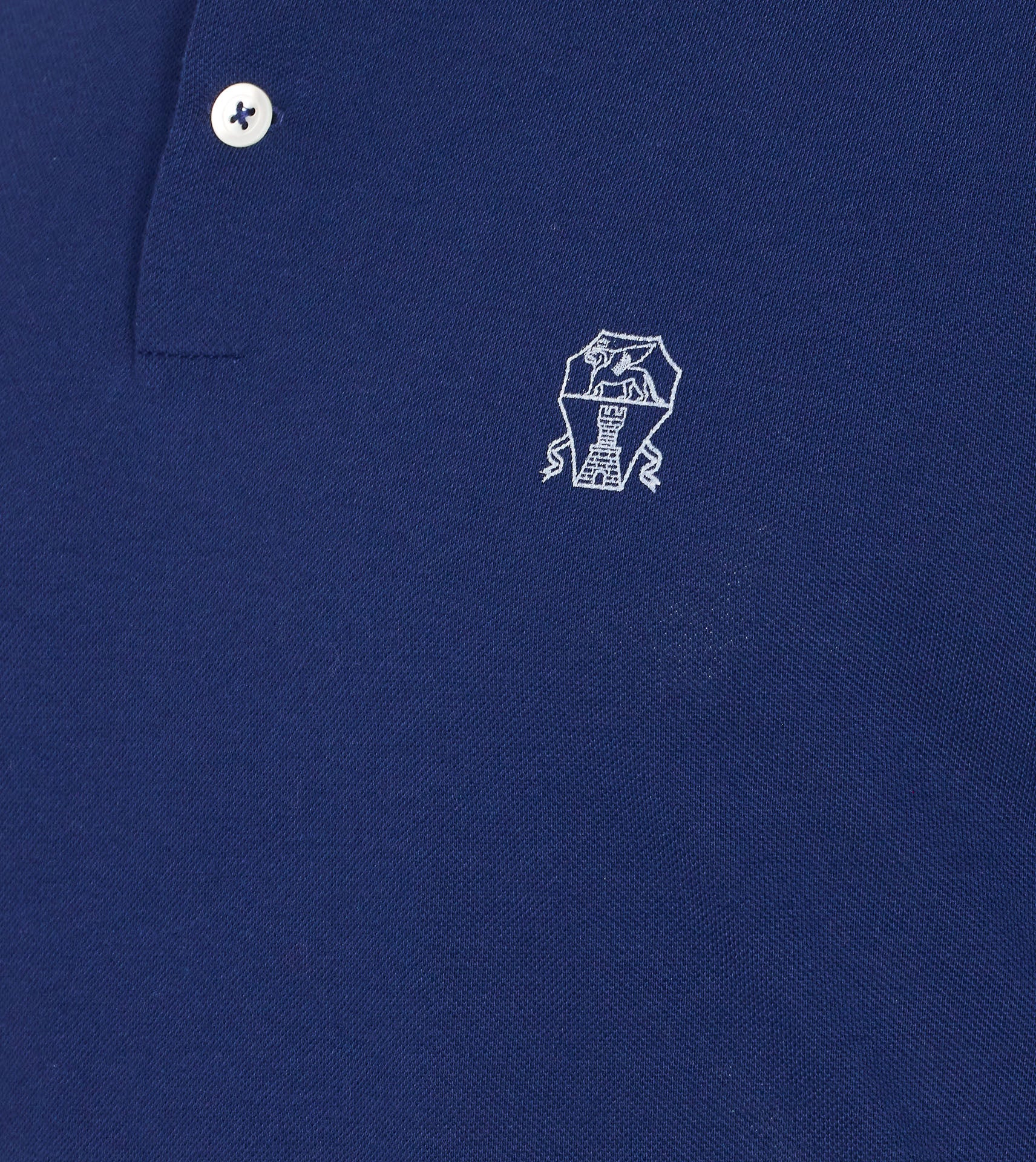 Brunello Cucinelli T-Shirts And Polos Blue Cotton