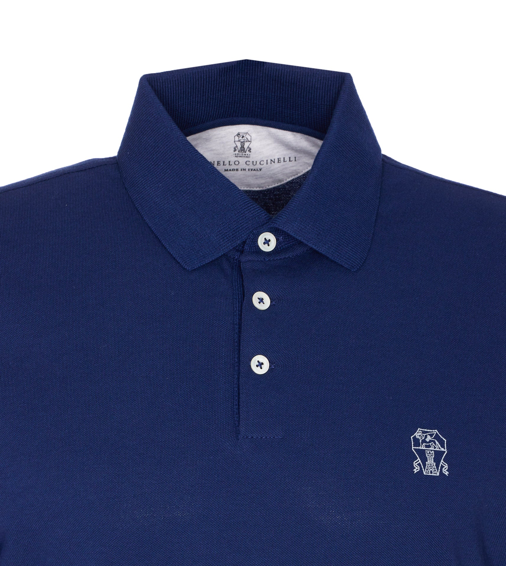 Brunello Cucinelli T-Shirts And Polos Blue Cotton