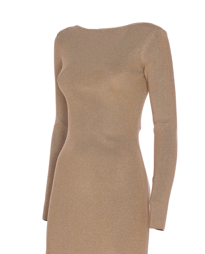 Max Mara Dresses Beige Viscose