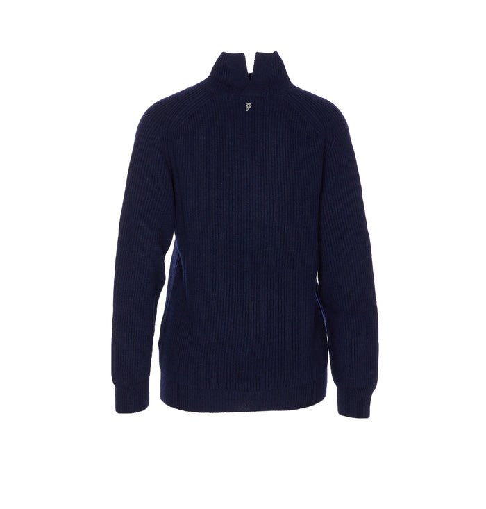 Dondup Sweaters Blue Wool