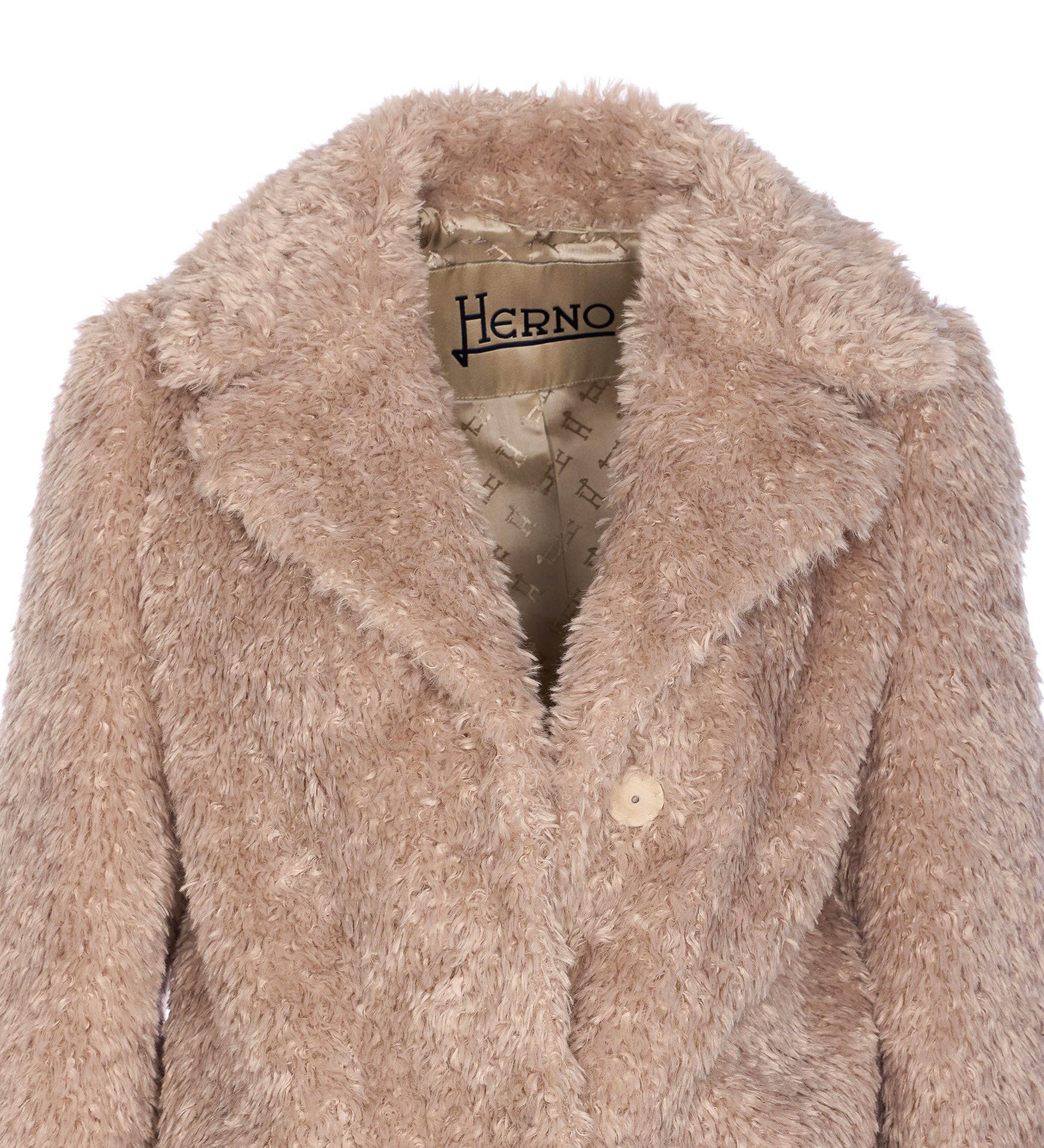 Herno Coats Beige Polyester