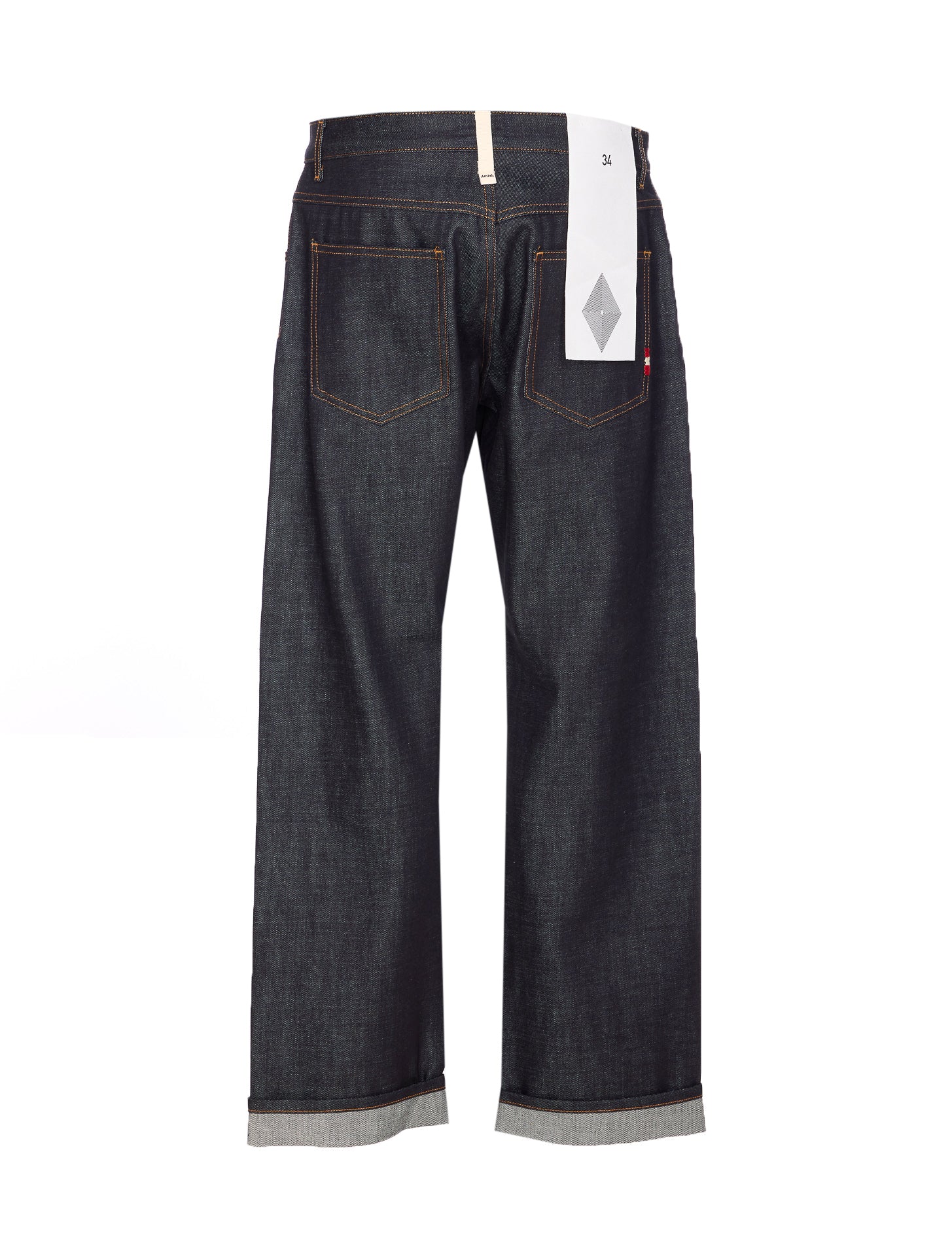 AMISH Jeans Black Cotton