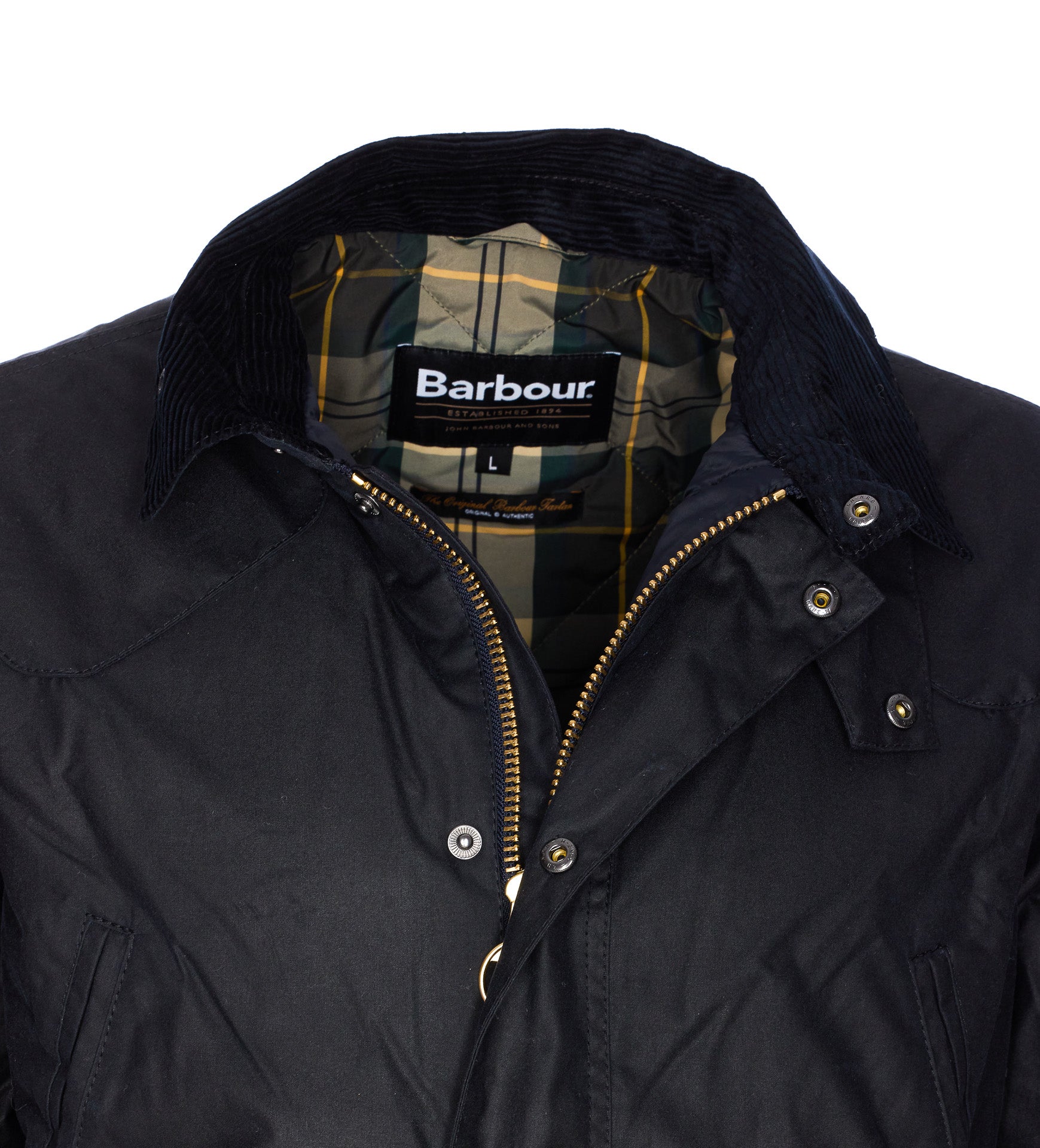 Barbour Jackets Blue Waxed Cotton