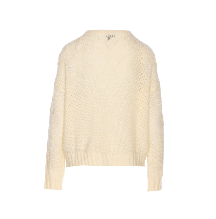 Dondup Sweaters White Acrylic