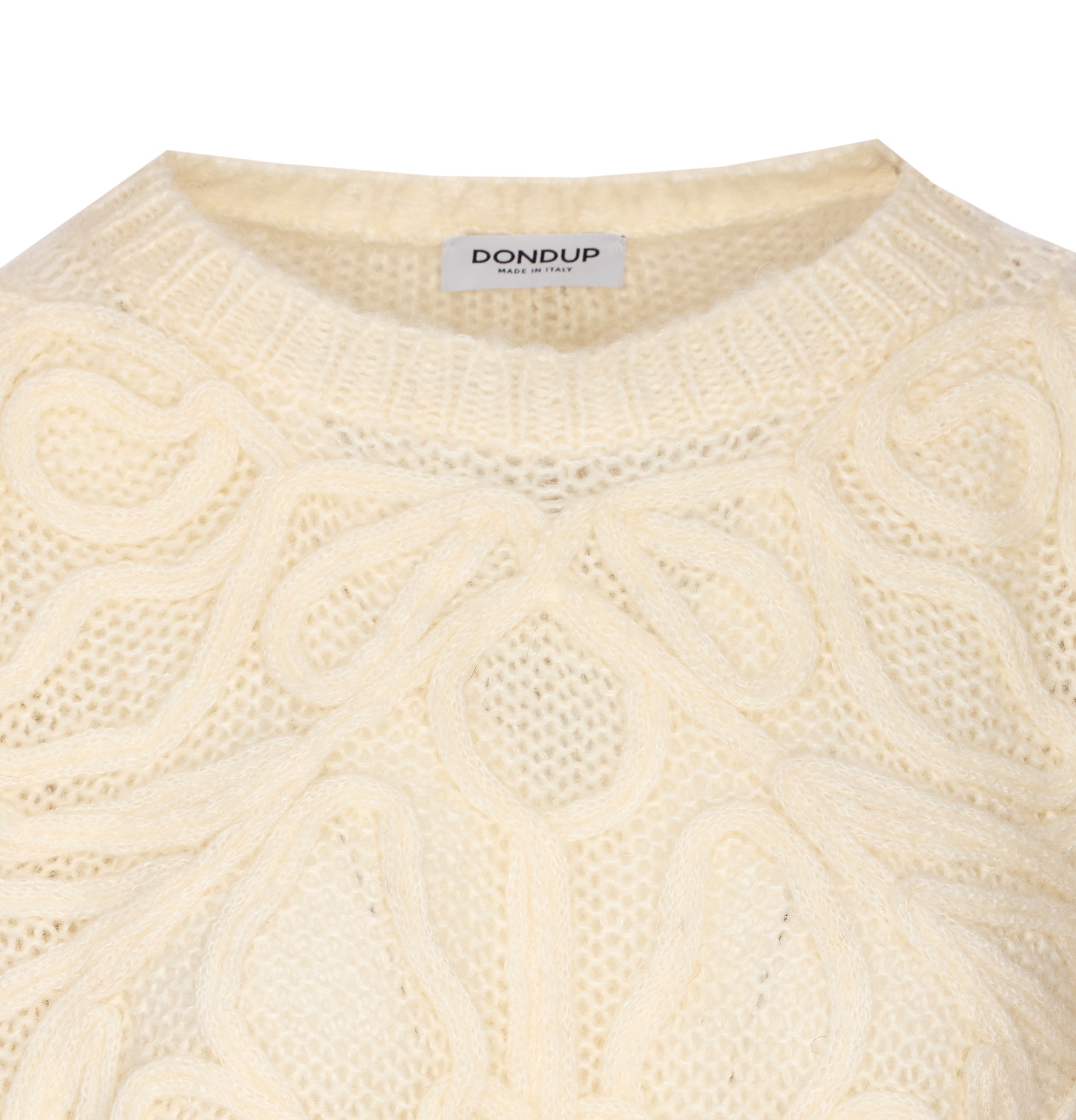 Dondup Sweaters White Acrylic