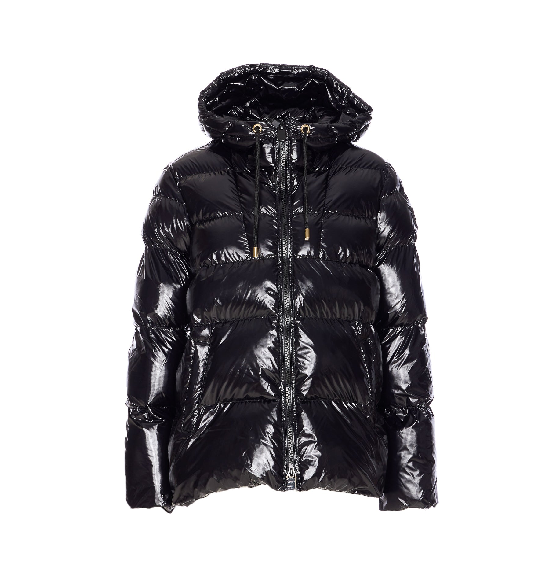 Pinko Coats Black Nylon