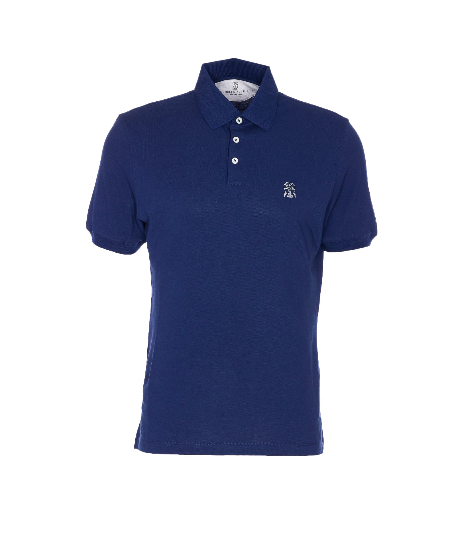 Brunello Cucinelli T-Shirts And Polos Blue Cotton