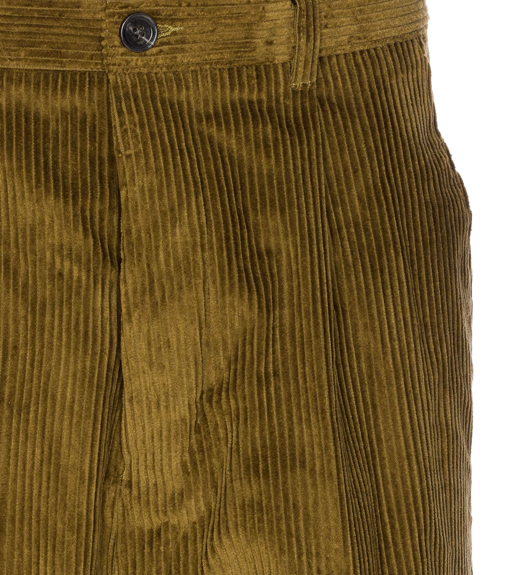Ami Alexandre Matiussi Trousers Green Cotton