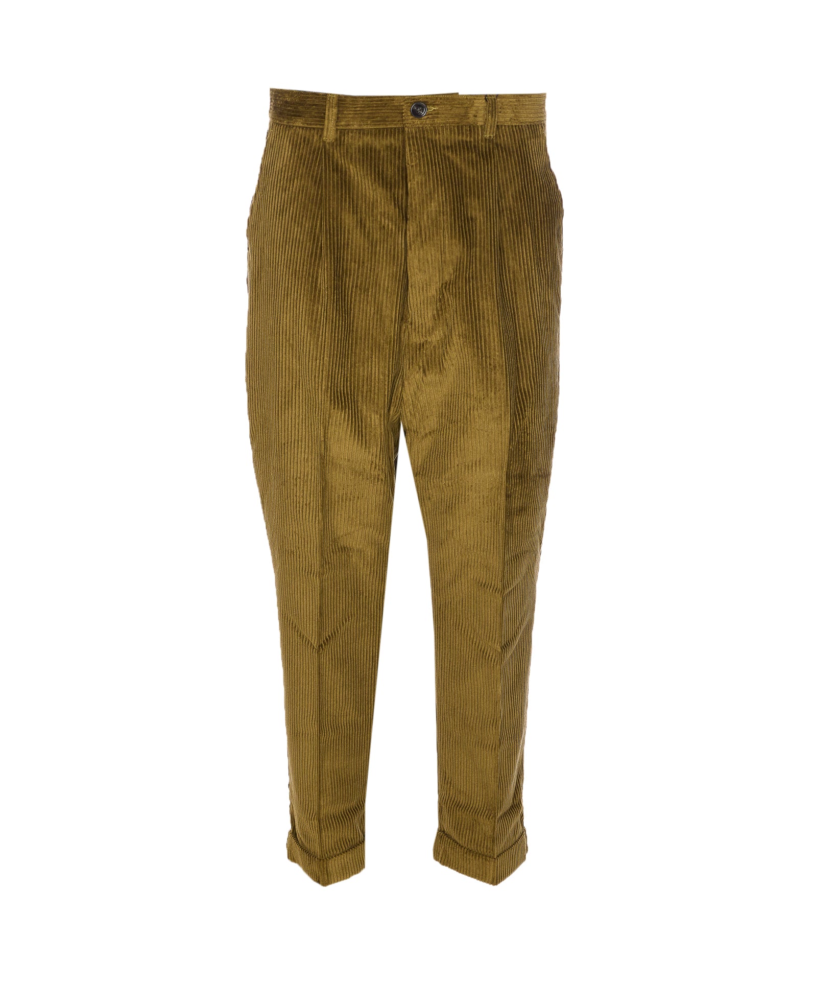 Ami Alexandre Matiussi Trousers Green Cotton