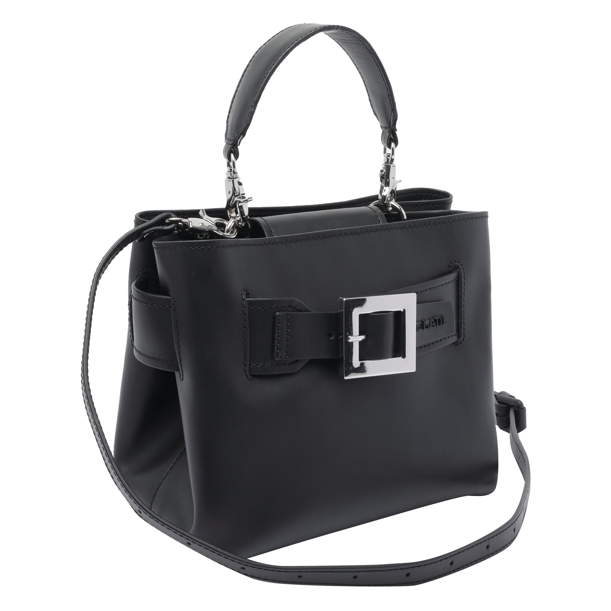 Vic Matie Bags Black Calf Leather