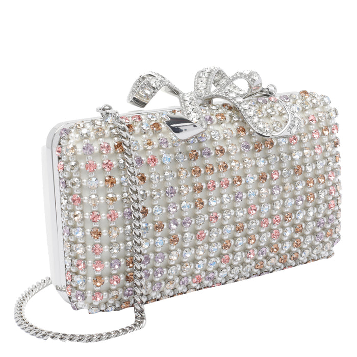 Self Portrait Bags Silver Polyester Elastan