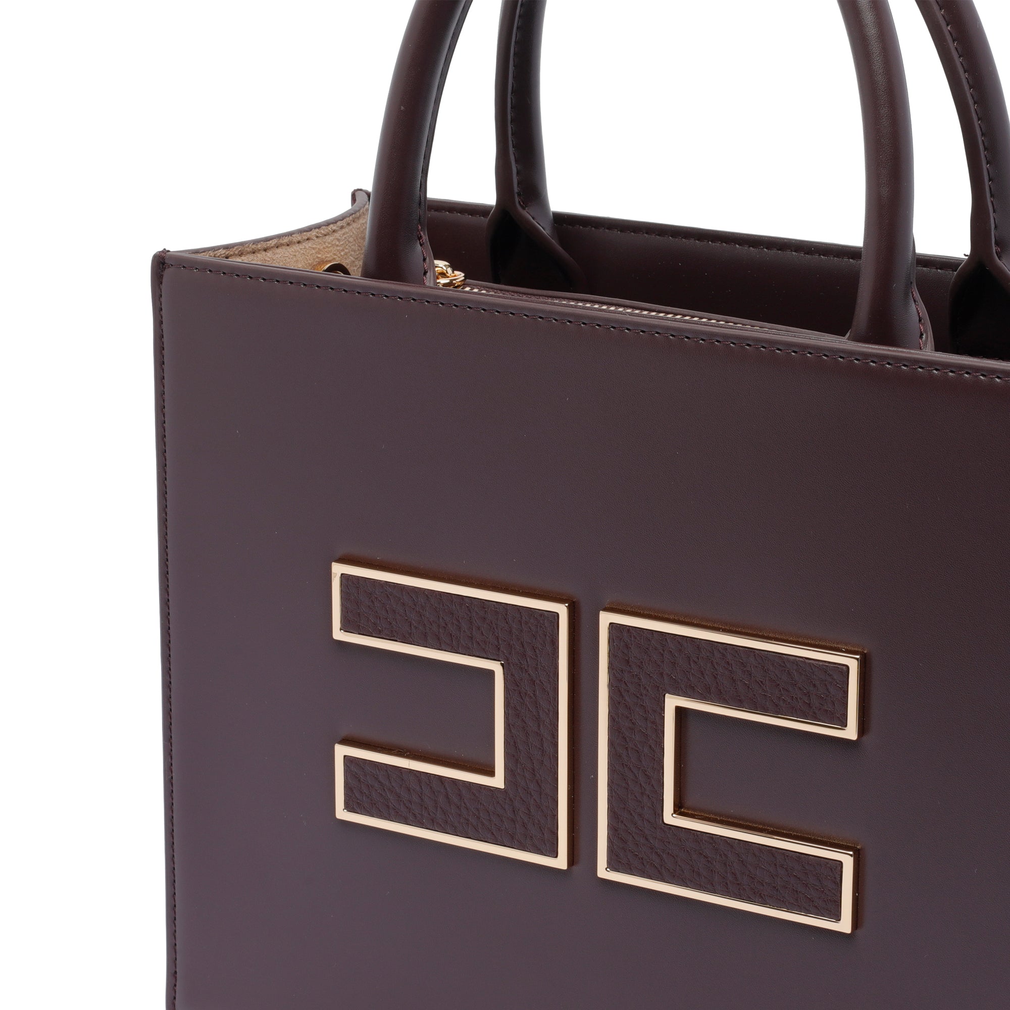 Elisabetta Franchi Bags Purple Polyurethane Polyester Cotton