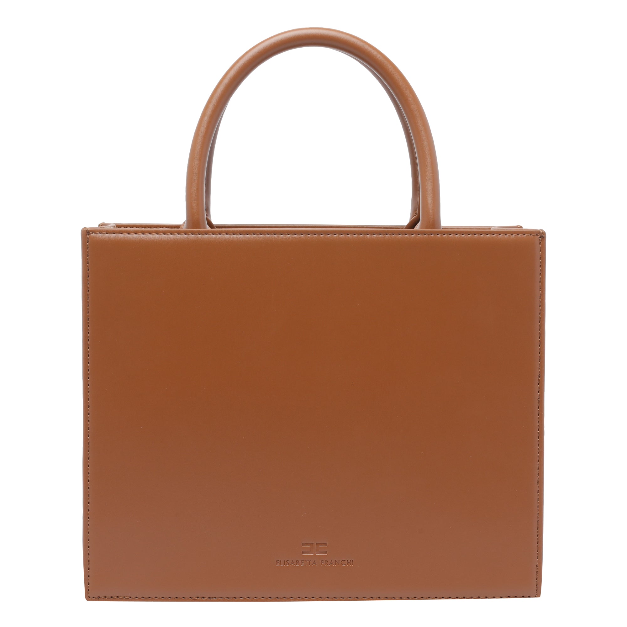 Elisabetta Franchi Bags Brown Polyurethane Polyester Cotton