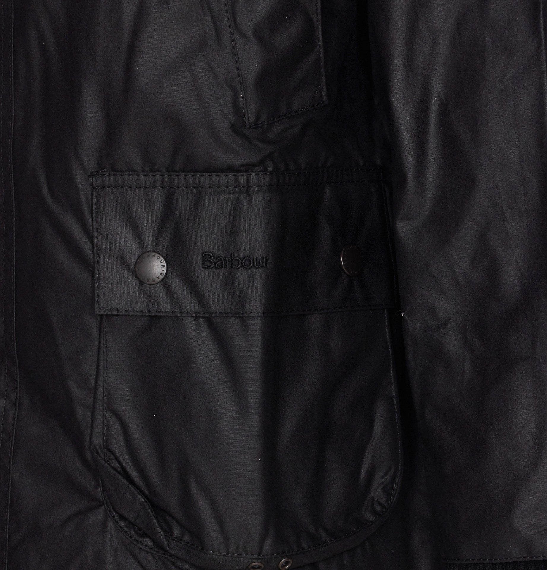 Barbour Jackets Black Waxed Cotton