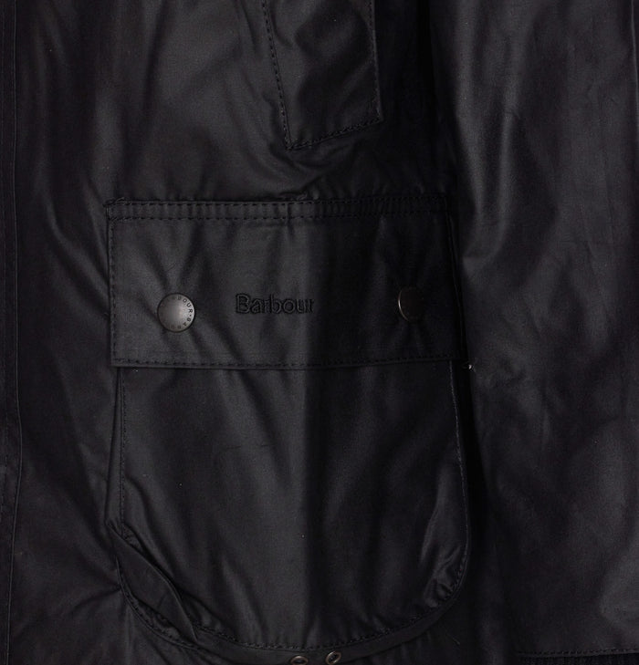 Barbour Jackets Black Waxed Cotton