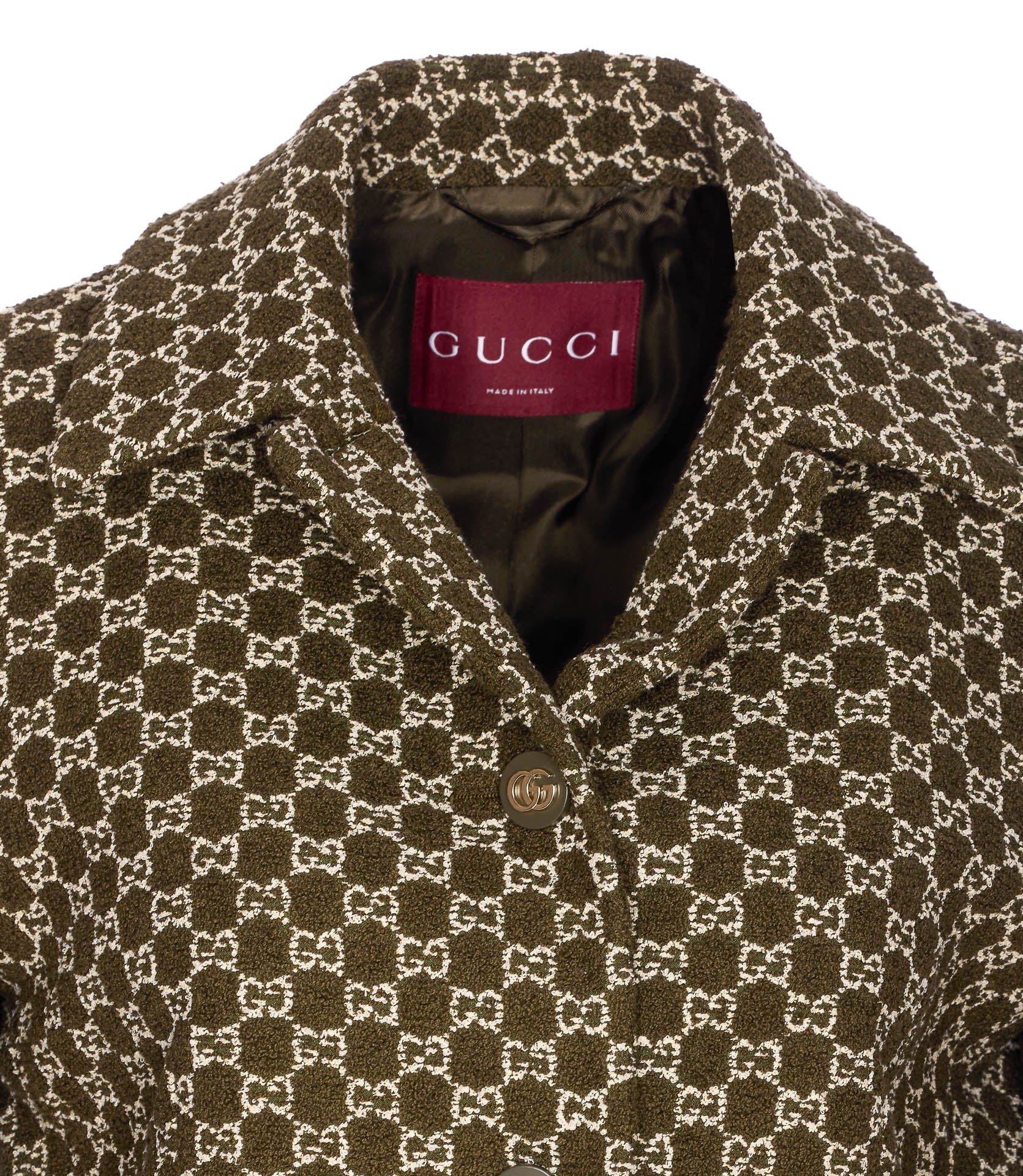 Gucci Jackets Green Cotton
