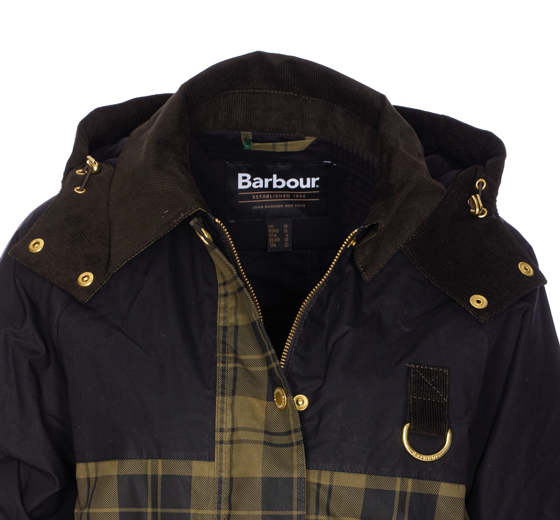 Barbour Jackets Green Cotton