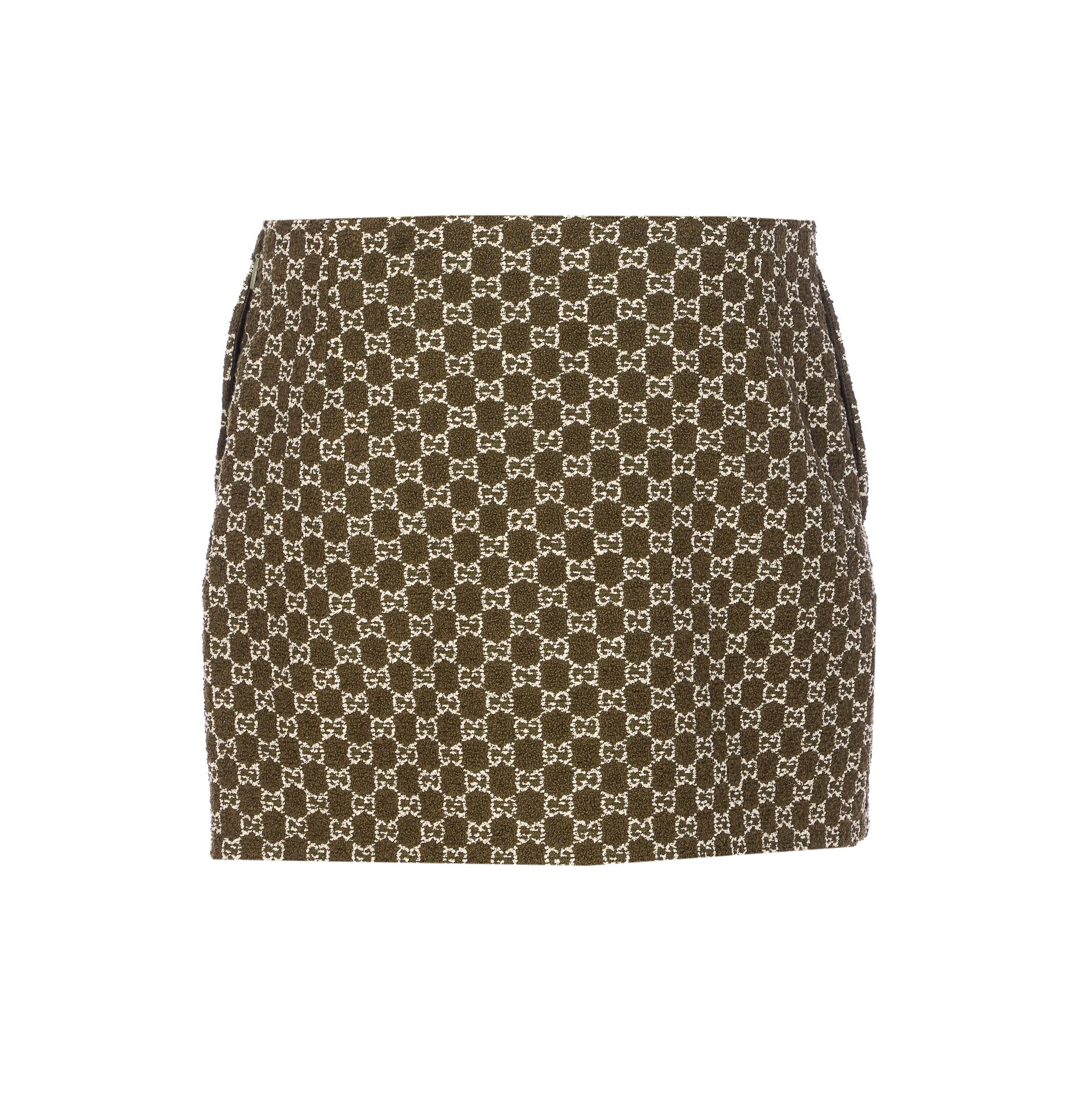 Gucci Skirts Green Cotton