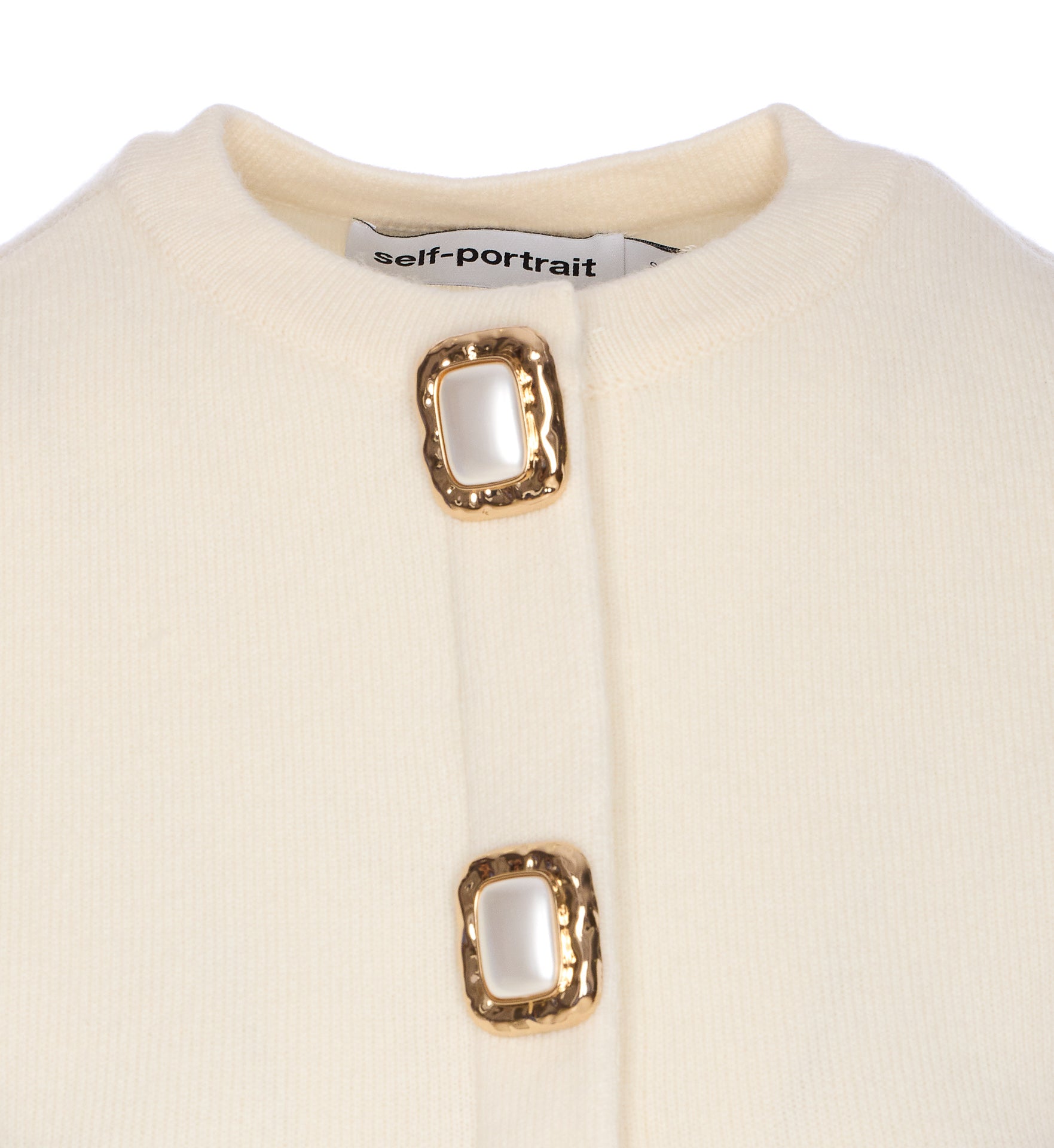 Self Portrait Sweaters White Wool