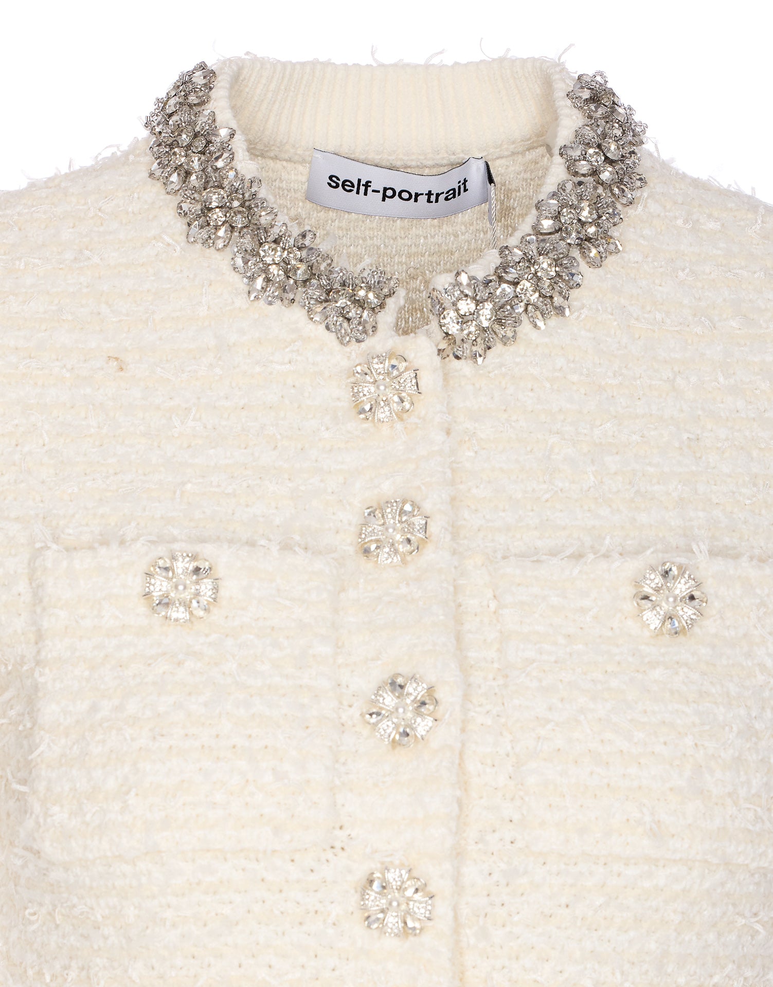 Self Portrait Dresses White Cotton
