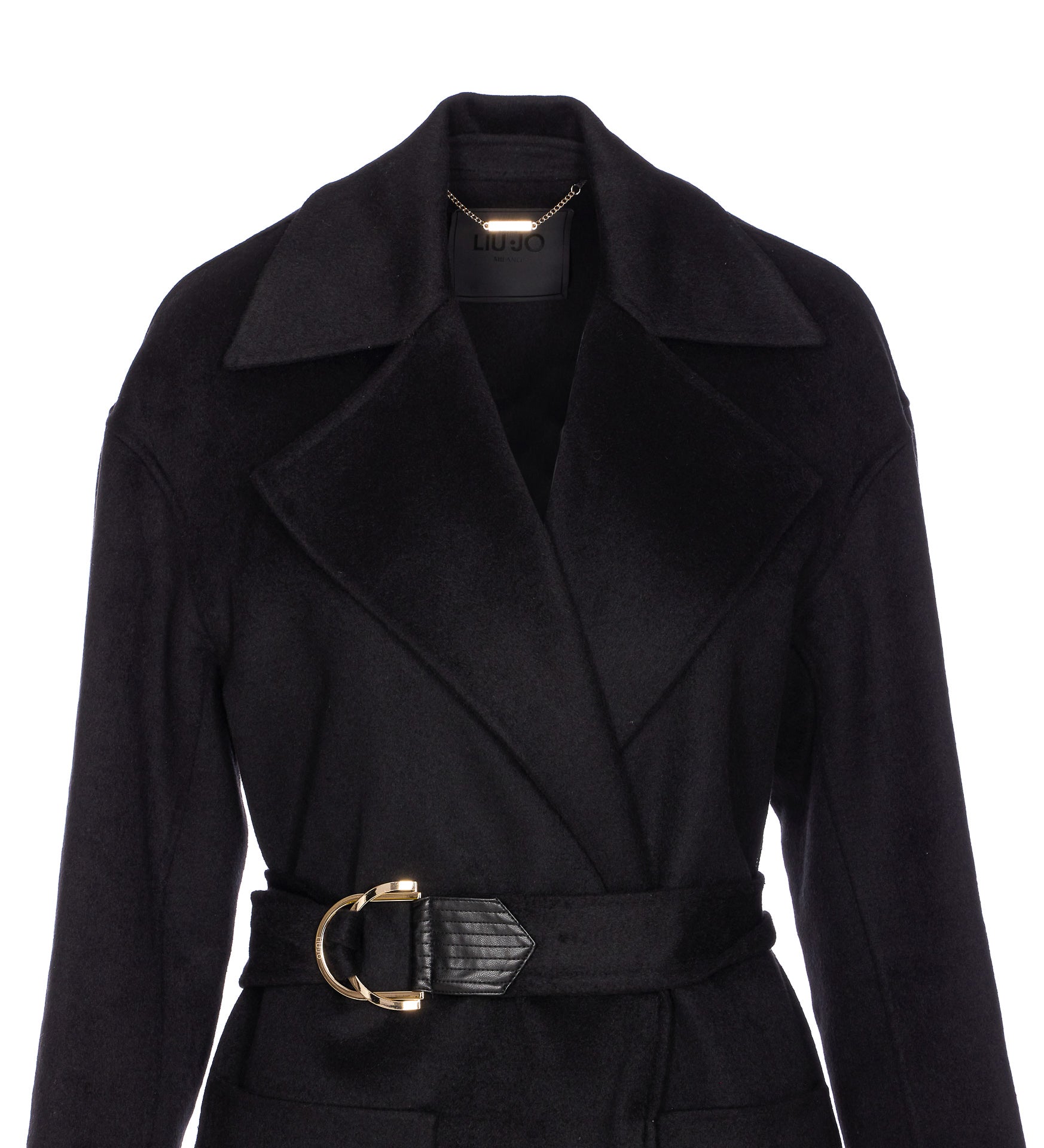 Liu Jo Coats Black Polyester
