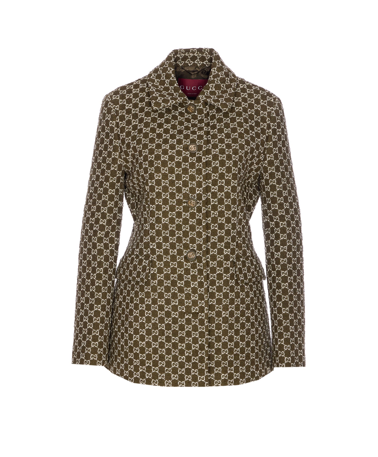 Gucci Jackets Green Cotton
