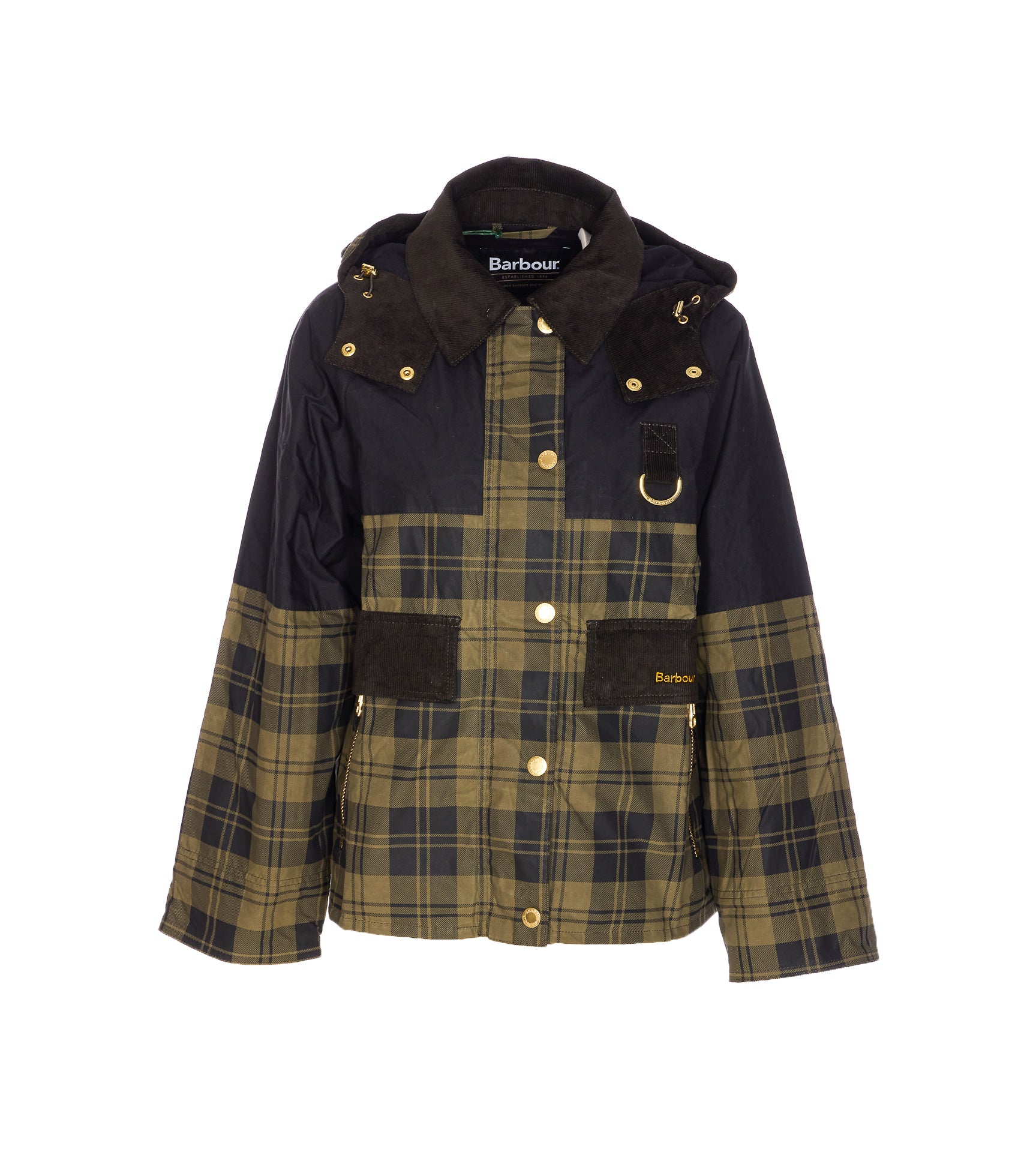 Barbour Jackets Green Cotton
