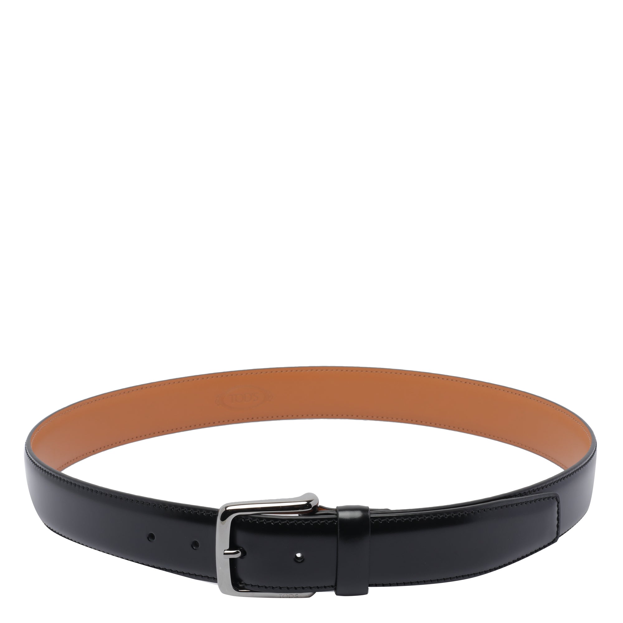 Tods Belts Black Calf Leather