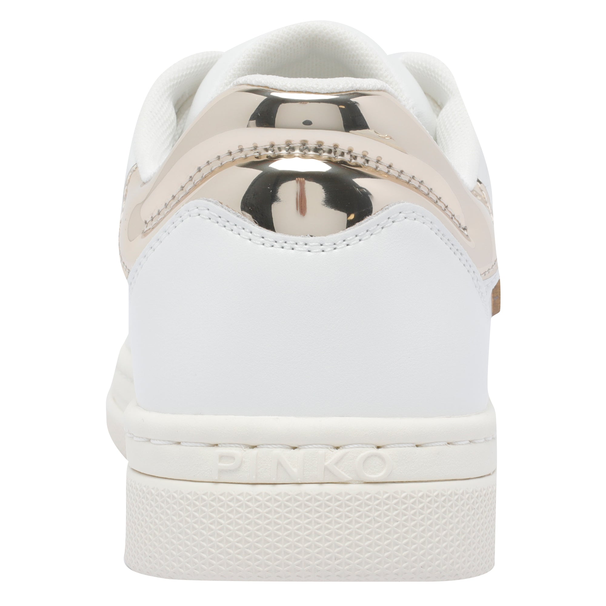 Pinko Sneakers White Calf Leather/rubber Sole