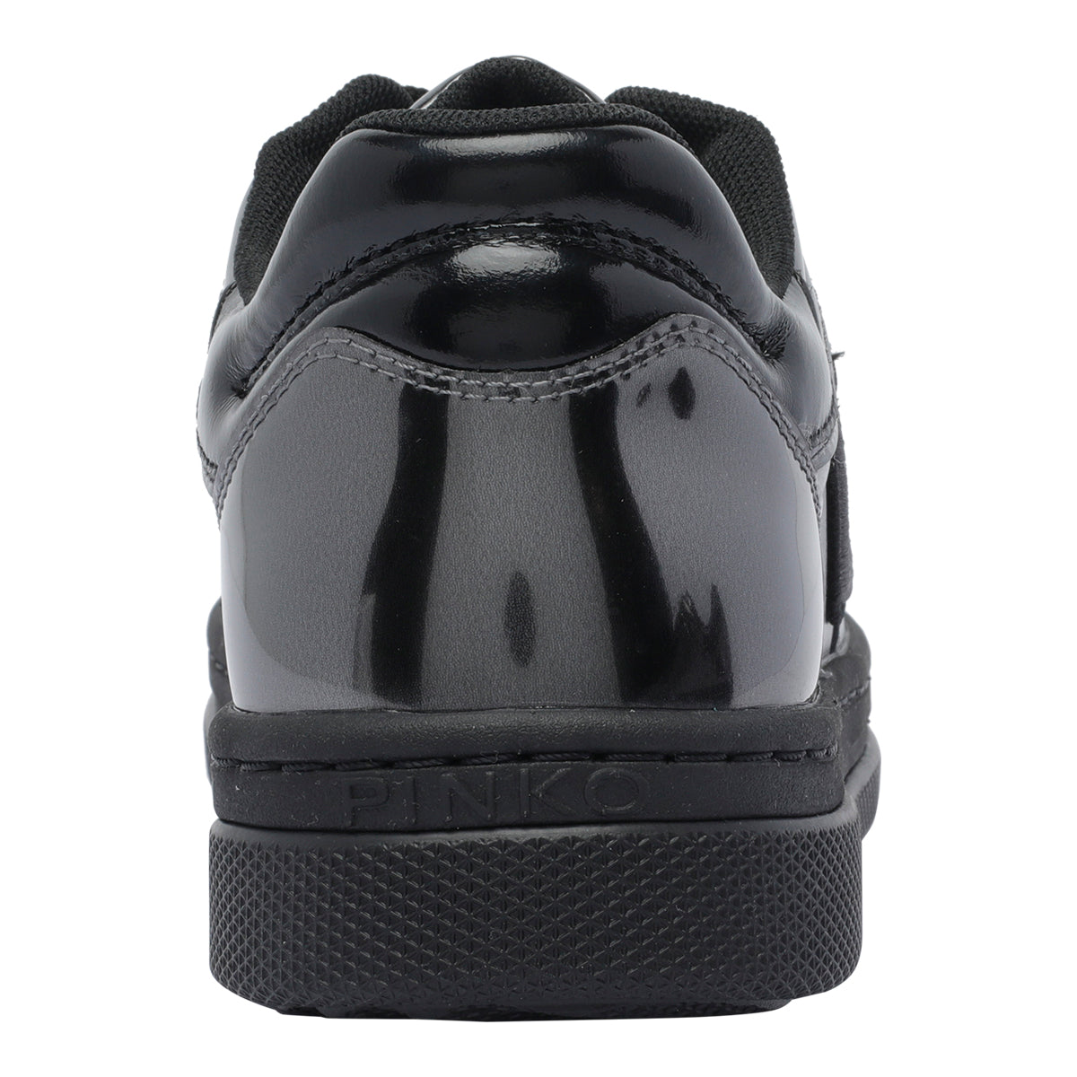 Pinko Sneakers Black Calf Leather/rubber Sole