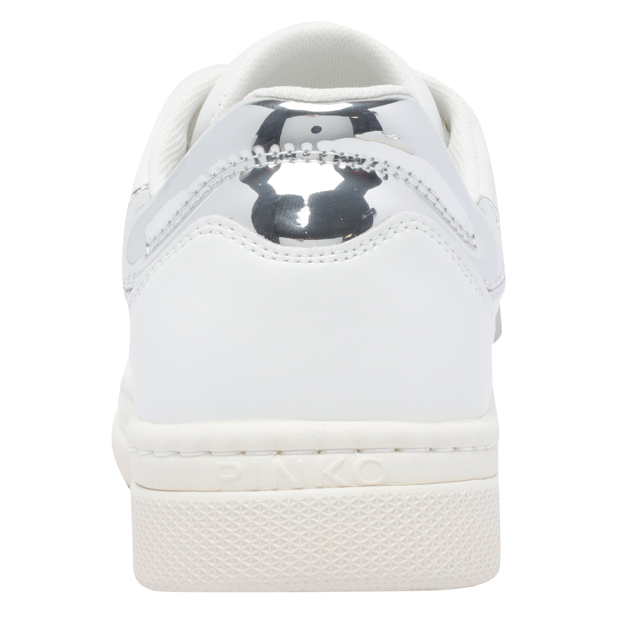 Pinko Sneakers White Calf Leather/rubber Sole
