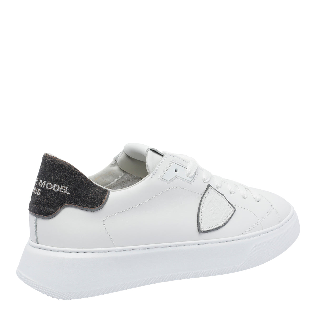 Philippe Model Sneakers White Calf Leather Goat