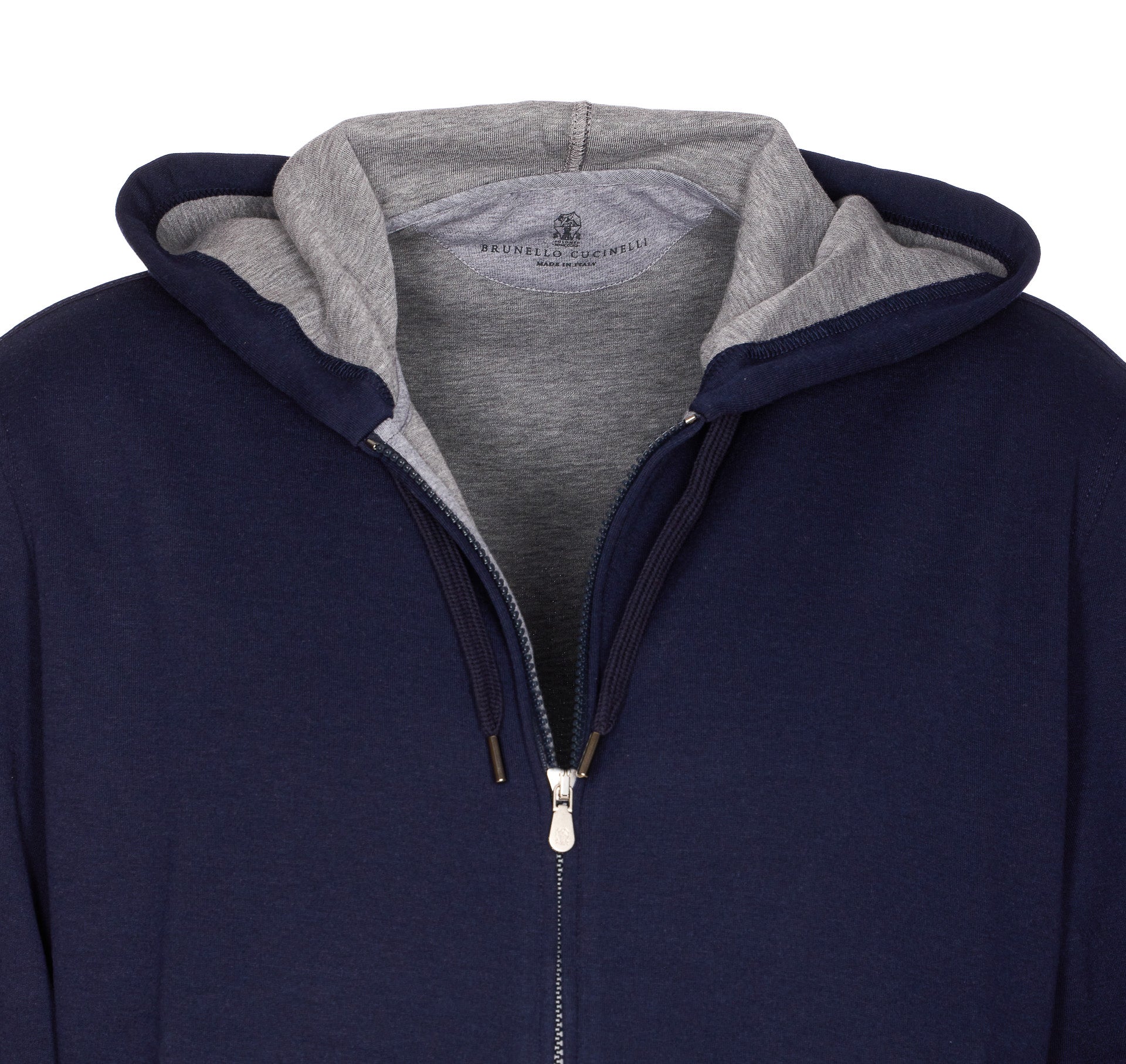 Brunello Cucinelli Sweaters Blue Cotton
