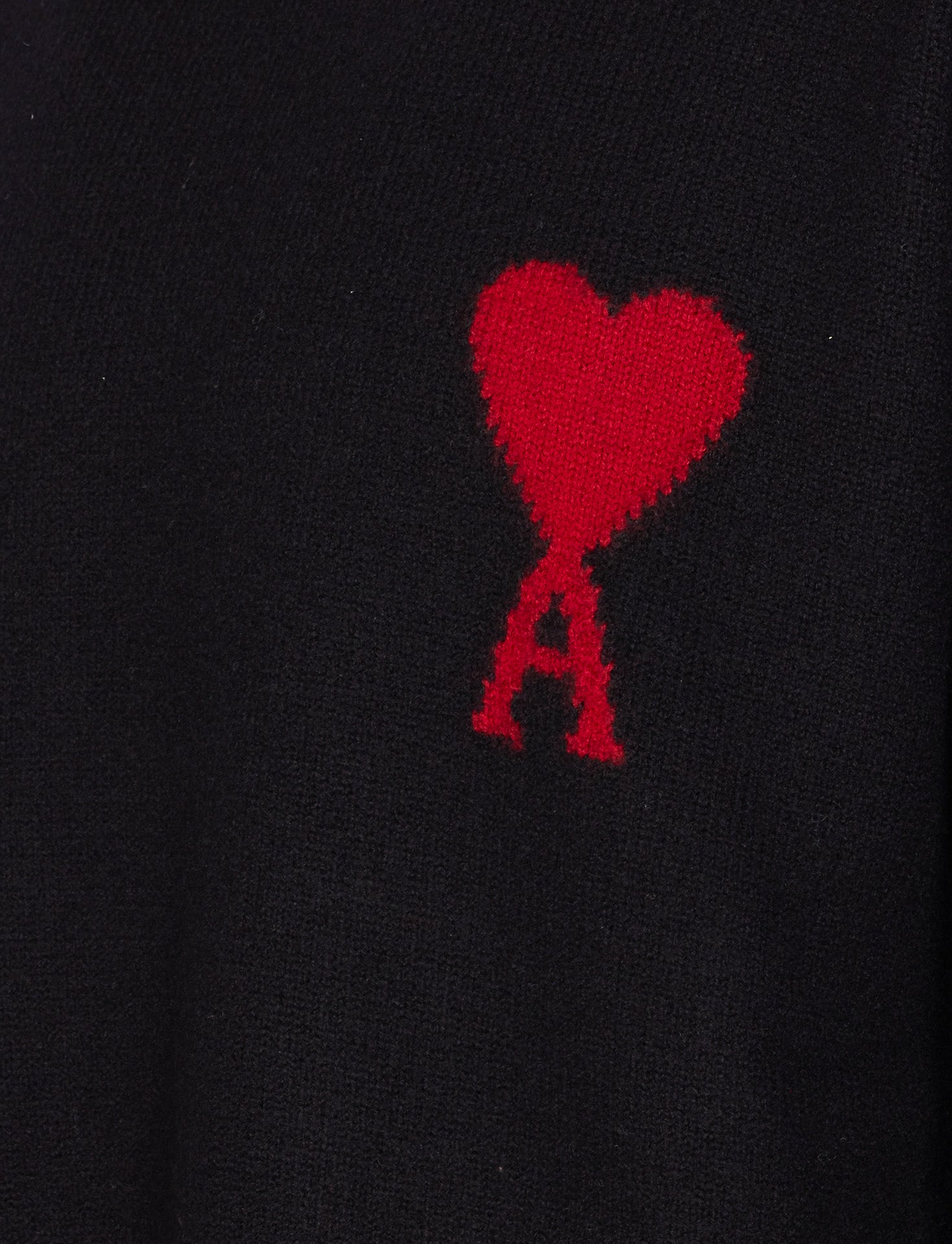 Ami Alexandre Matiussi Sweaters Black Virgin Wool
