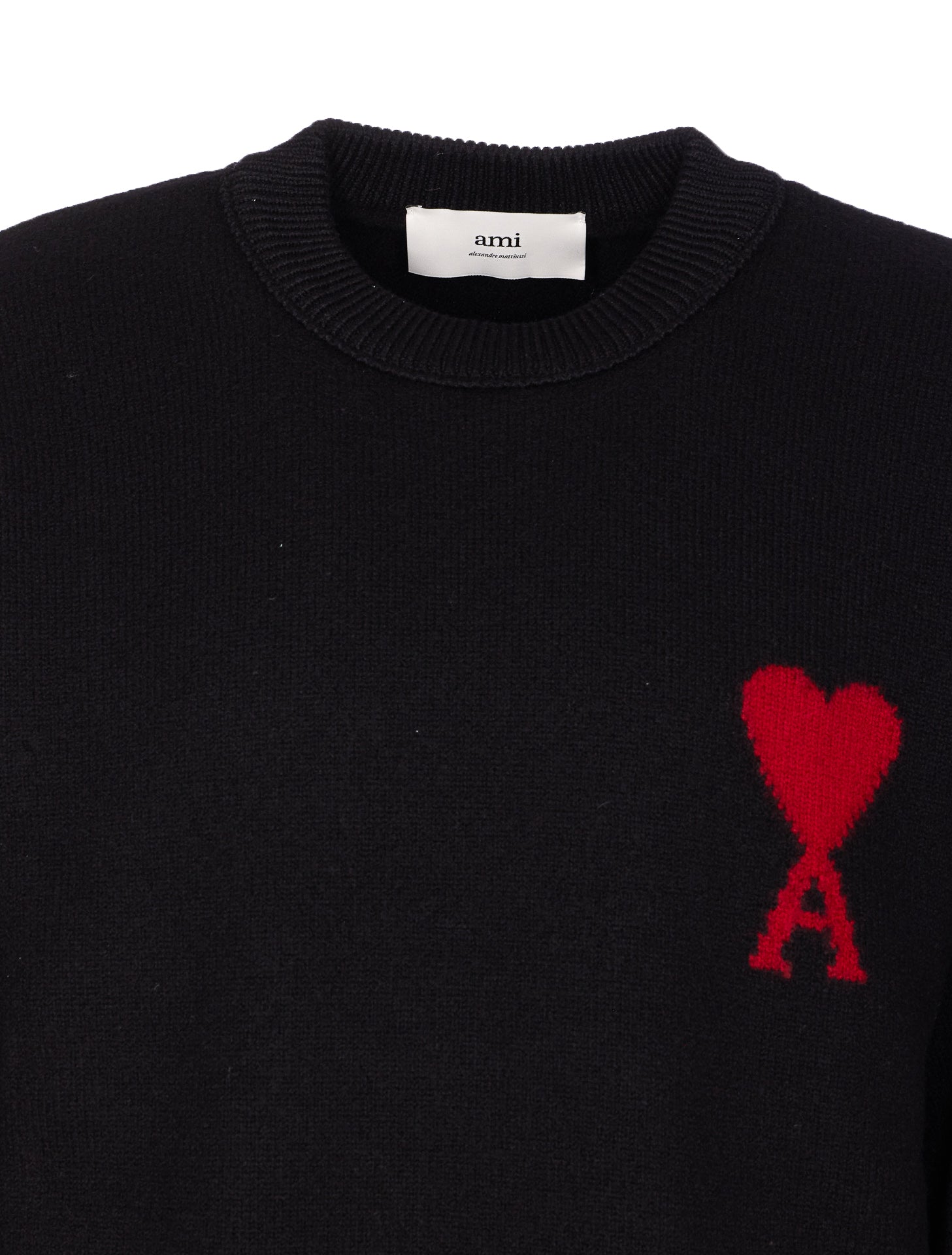 Ami Alexandre Matiussi Sweaters Black Virgin Wool