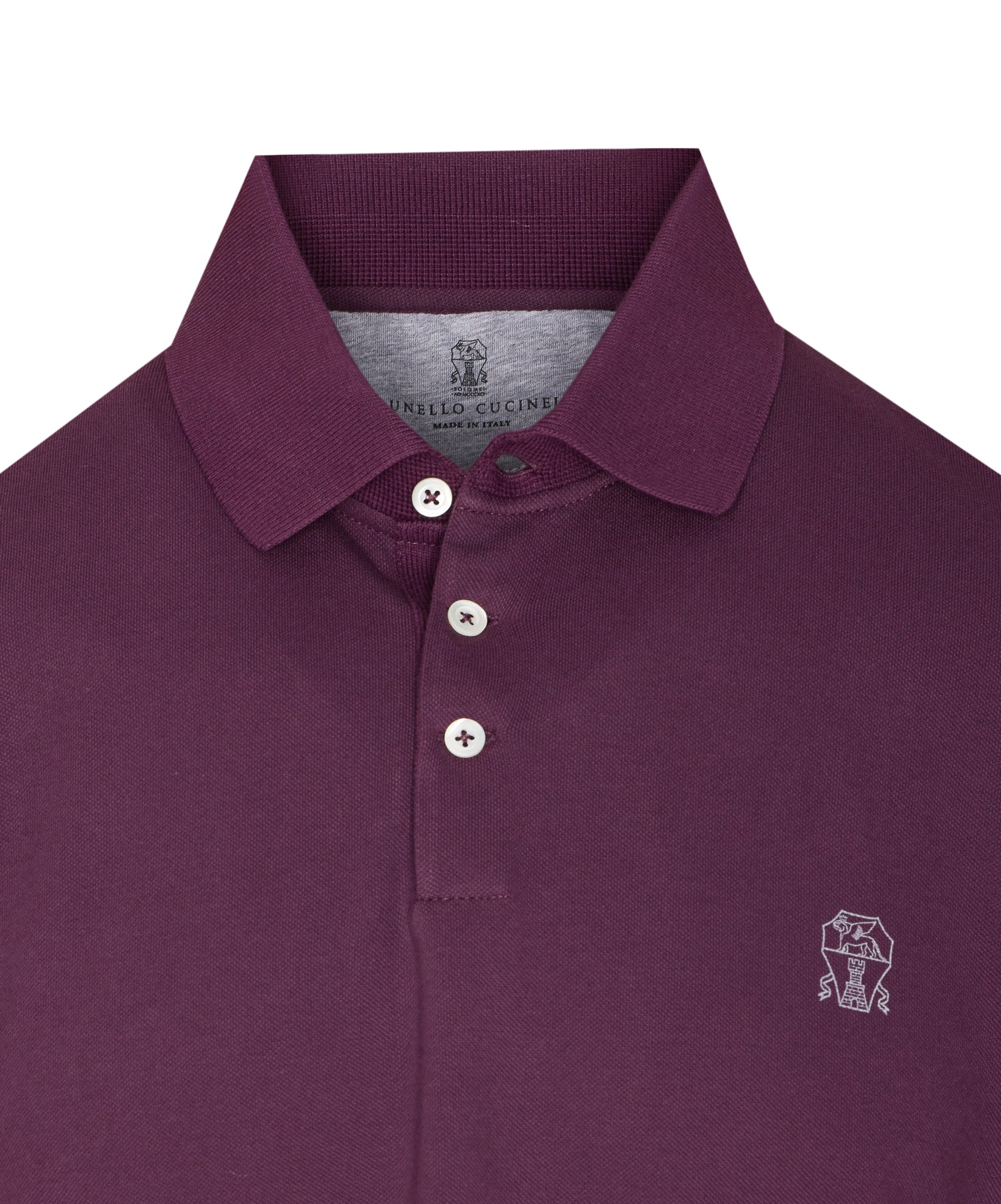 Brunello Cucinelli T-Shirts And Polos Purple Cotton