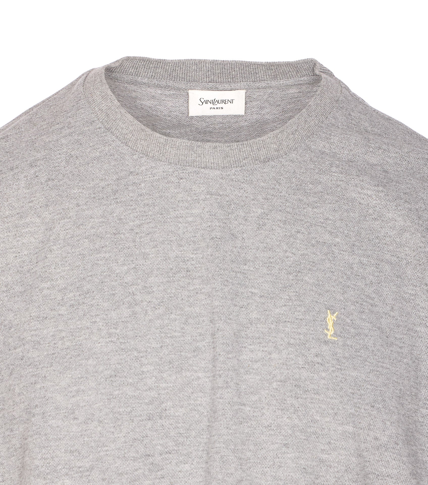 Saint Laurent T-Shirts And Polos Grey Cotton