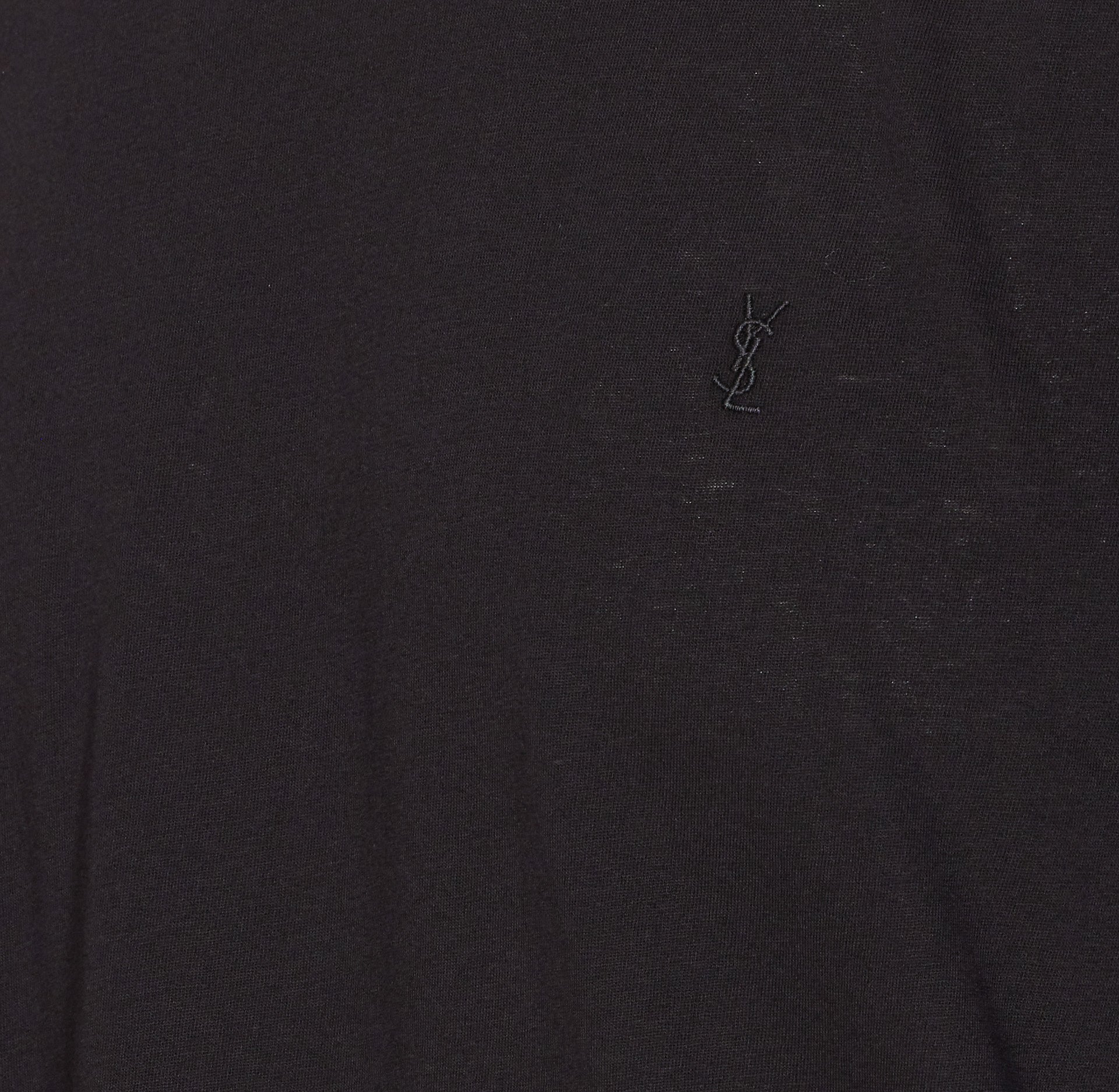 Saint Laurent T-Shirts And Polos Black Cotton