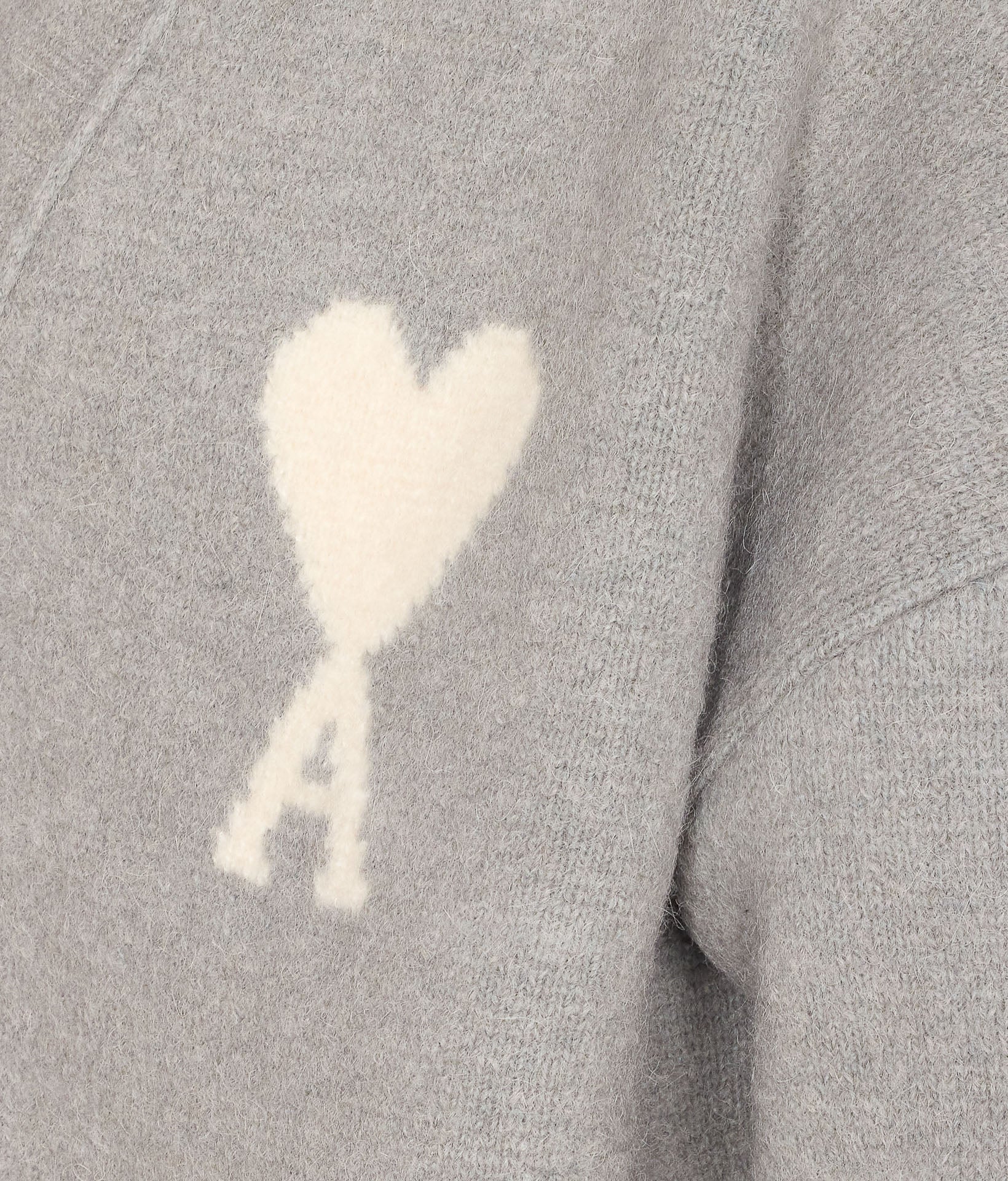 Ami Alexandre Matiussi Sweaters Grey Alpaca