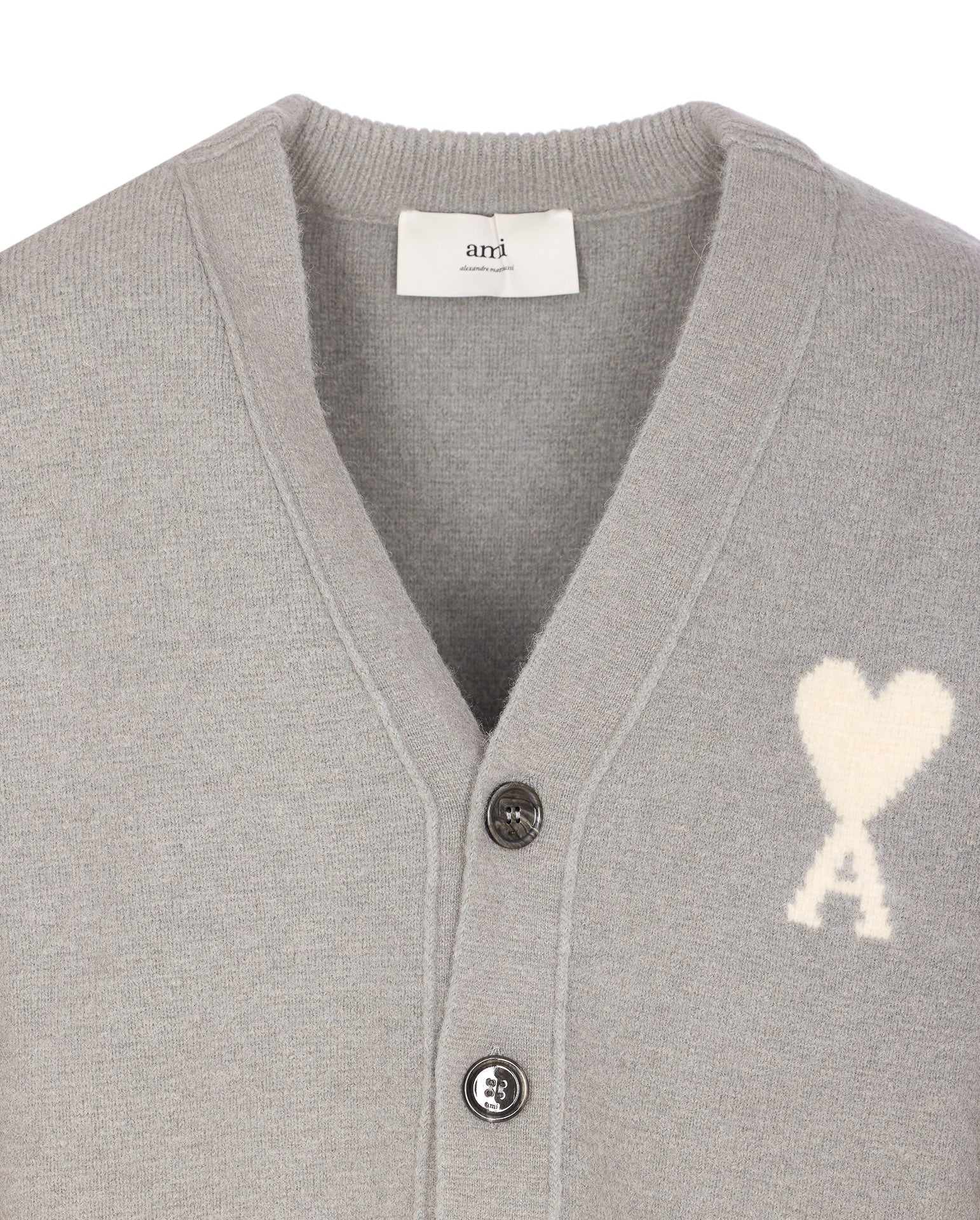 Ami Alexandre Matiussi Sweaters Grey Alpaca