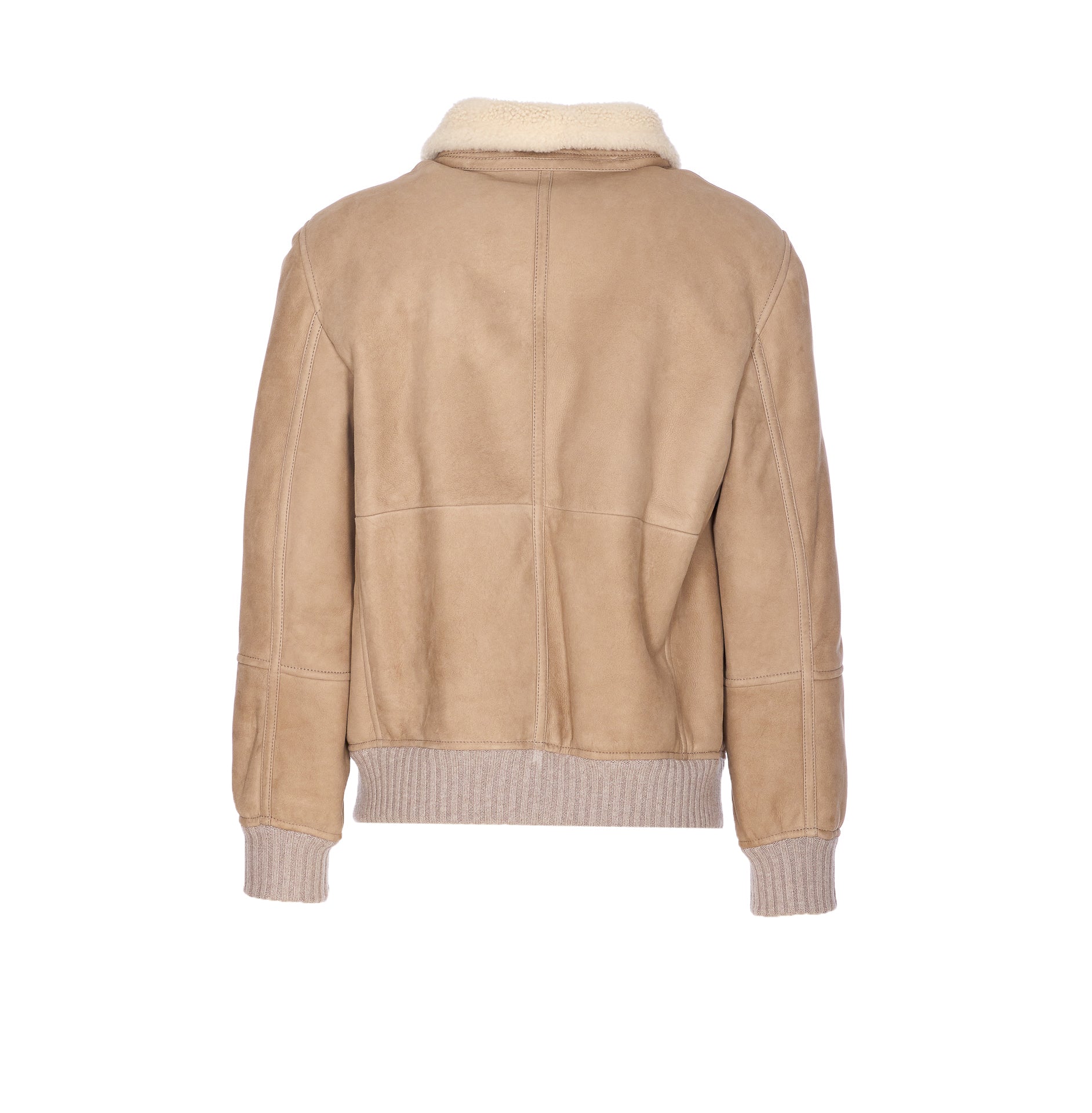 Brunello Cucinelli Coats Beige Sheepskin